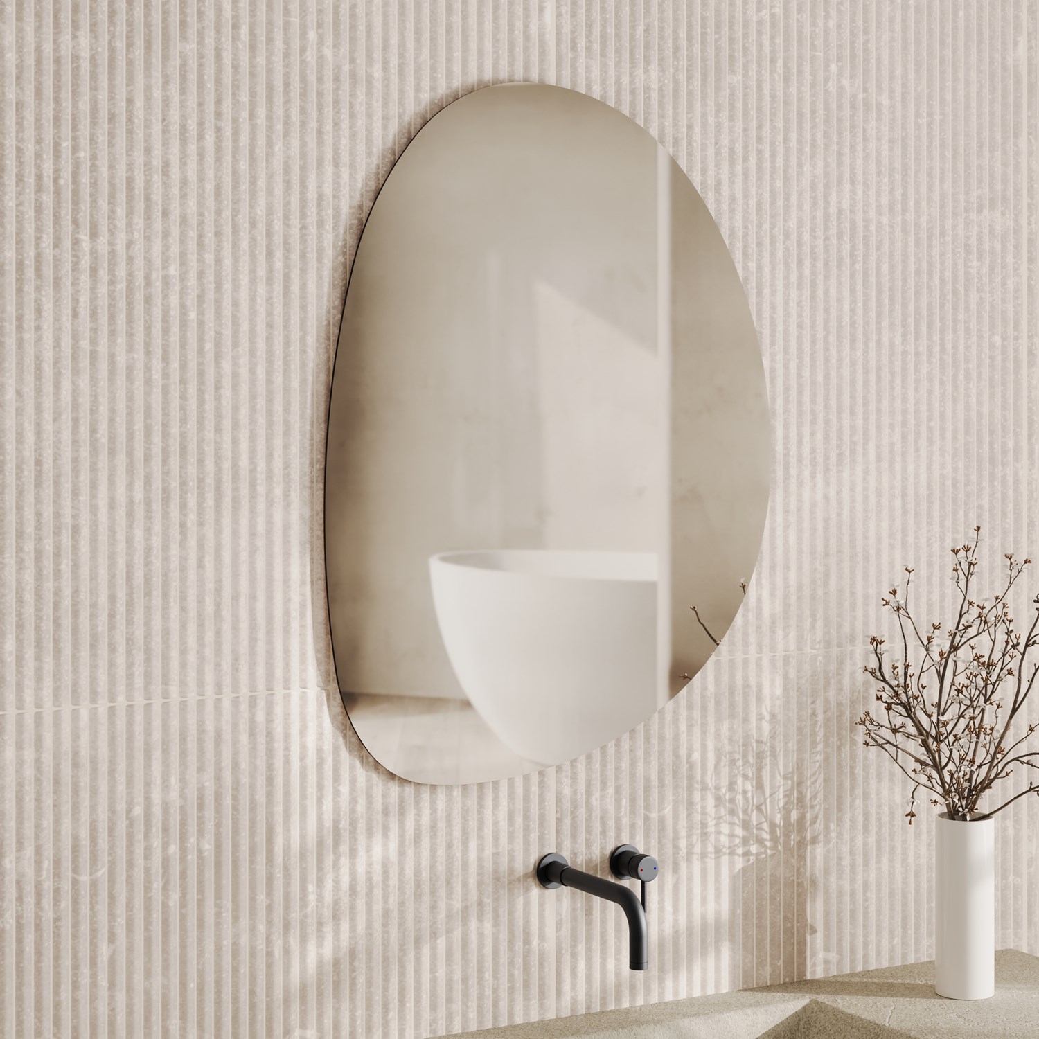 Organics Slim Mirror - 600 x 800mm
