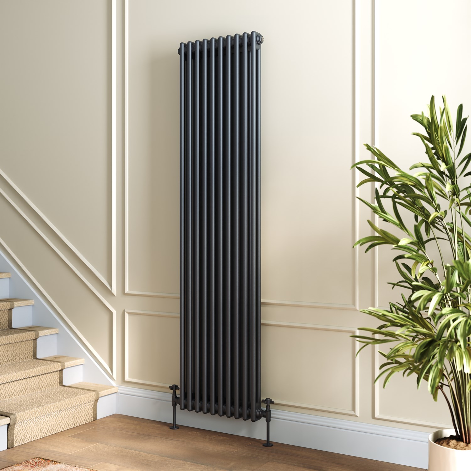 Toasty Ardleigh Anthracite Vertical Column Radiator