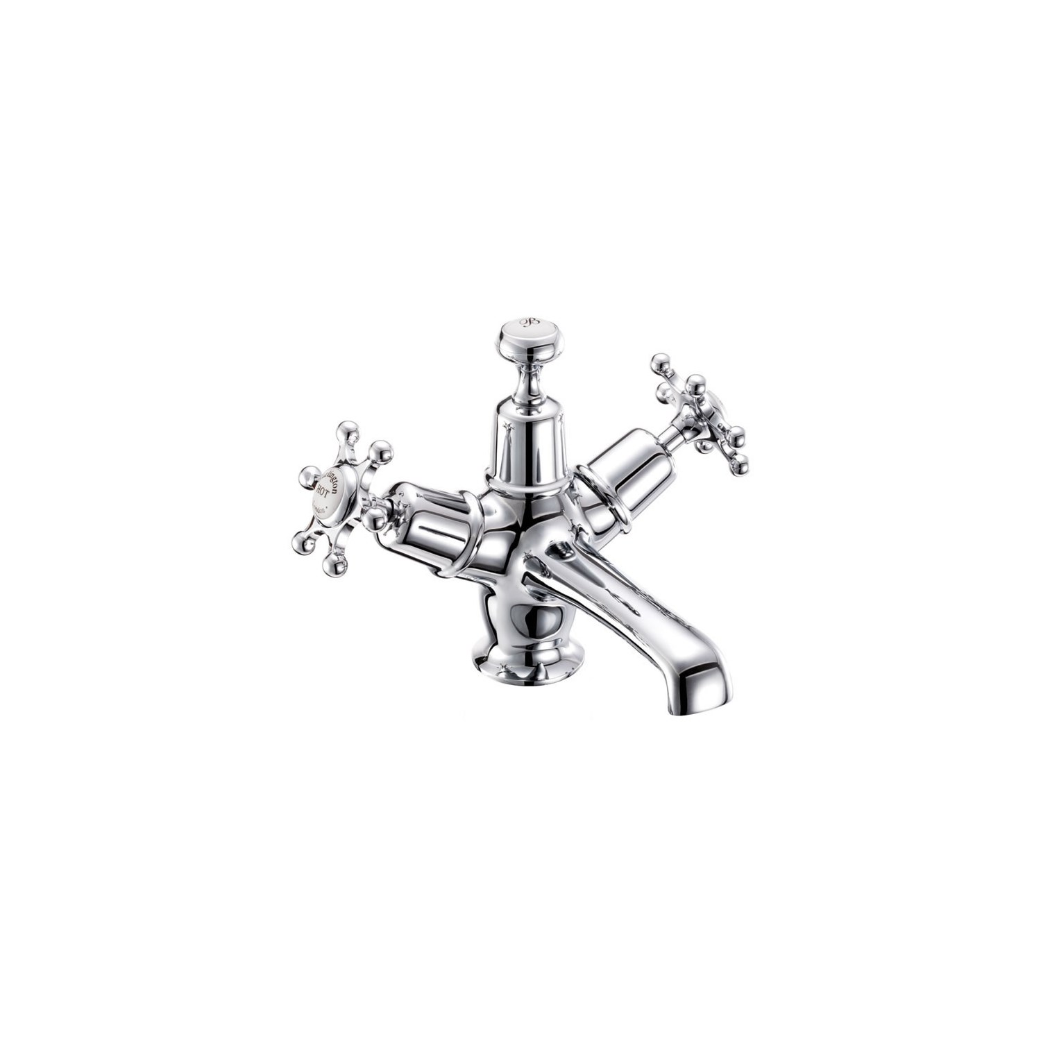 Burlington Birkenhead Basin Mixer Tap with High Central Indice and Waste