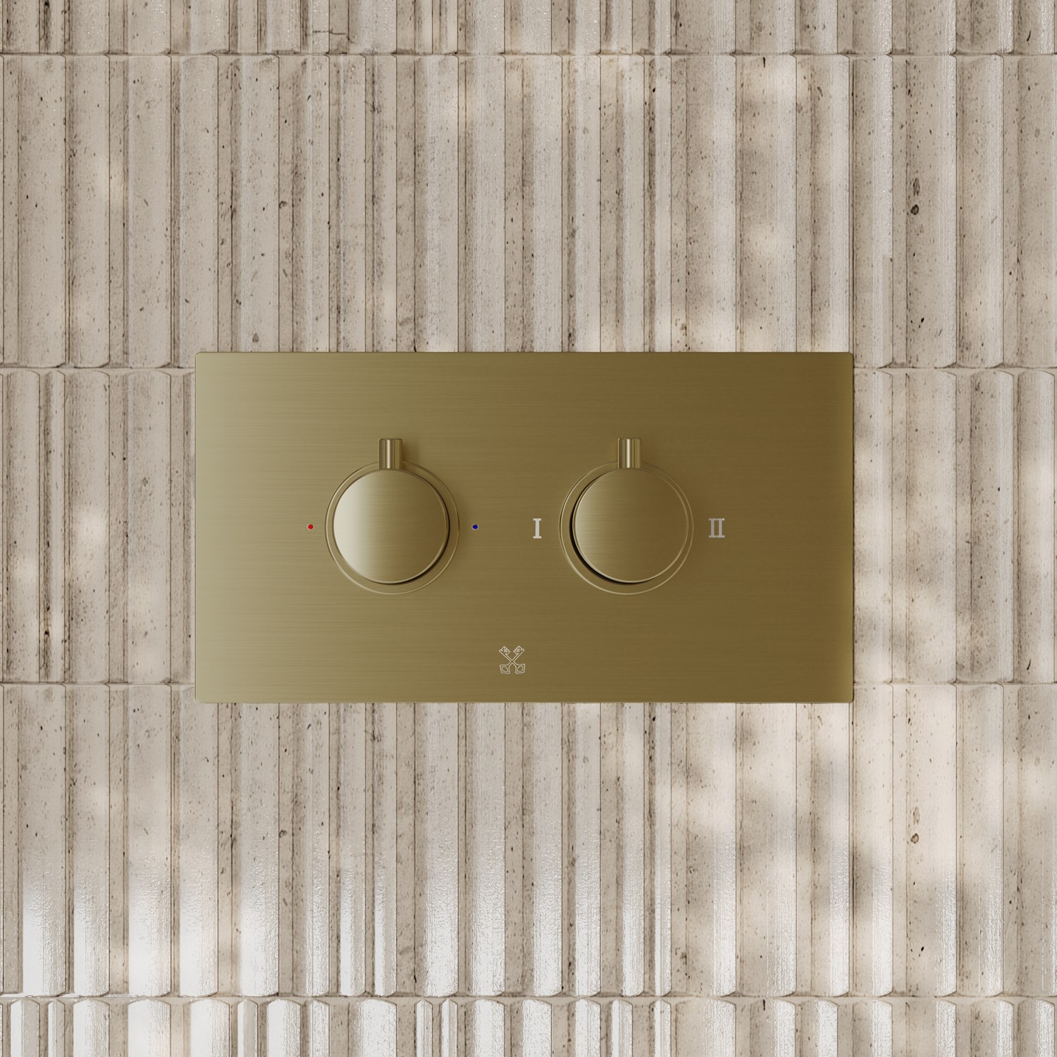 Core 2 Outlet Landscape Thermostatic Concealed Shower Valve