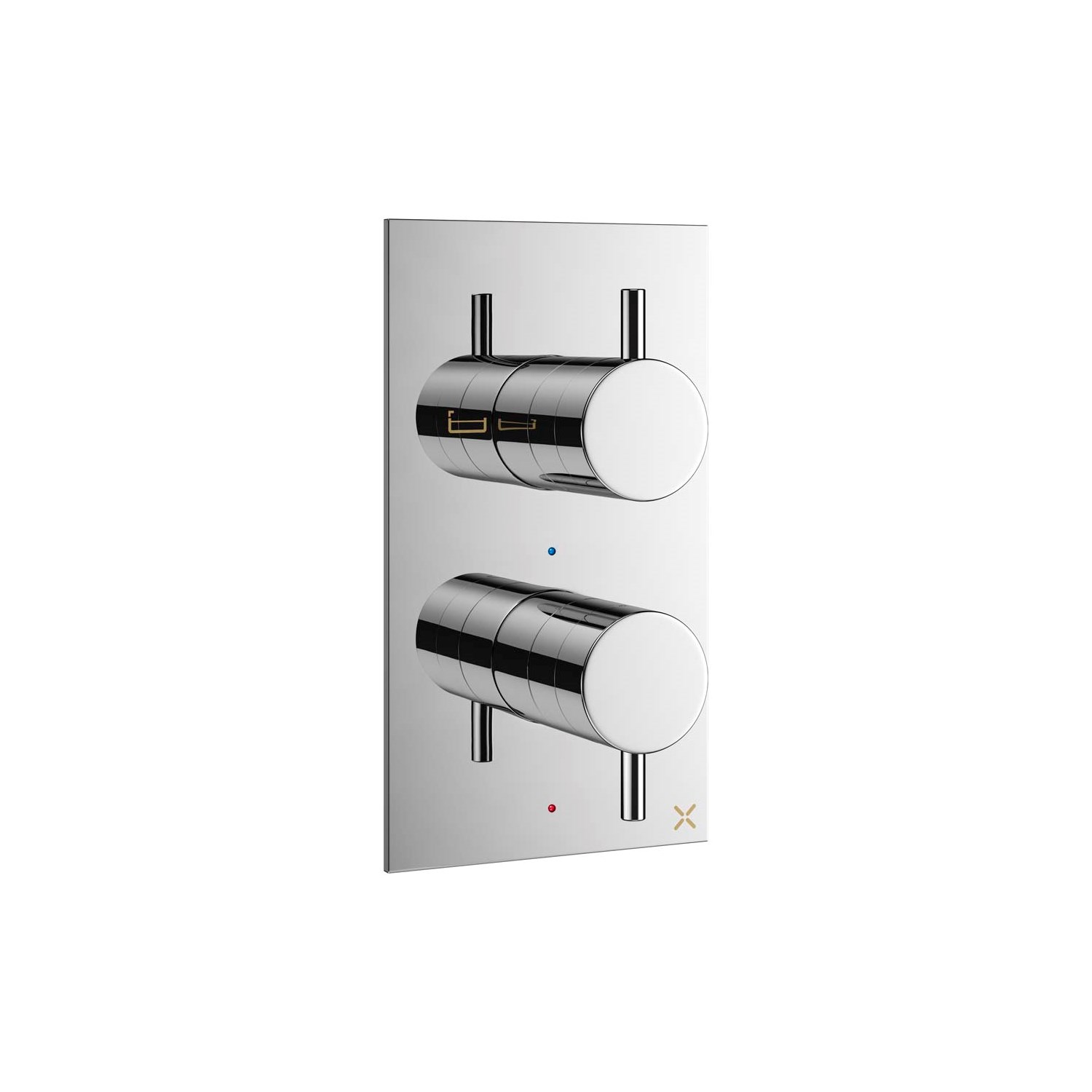 Crosswater MPRO 2 Outlet Concealed Thermostatic Bath and Shower Valve