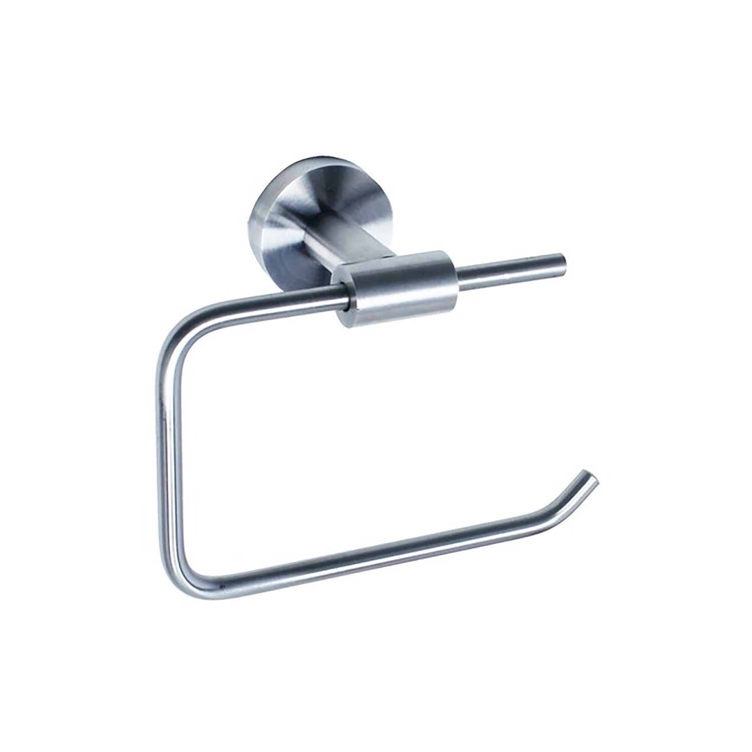 Inox Brushed Stainless Steel Wall Mounted Toilet Paper Holder