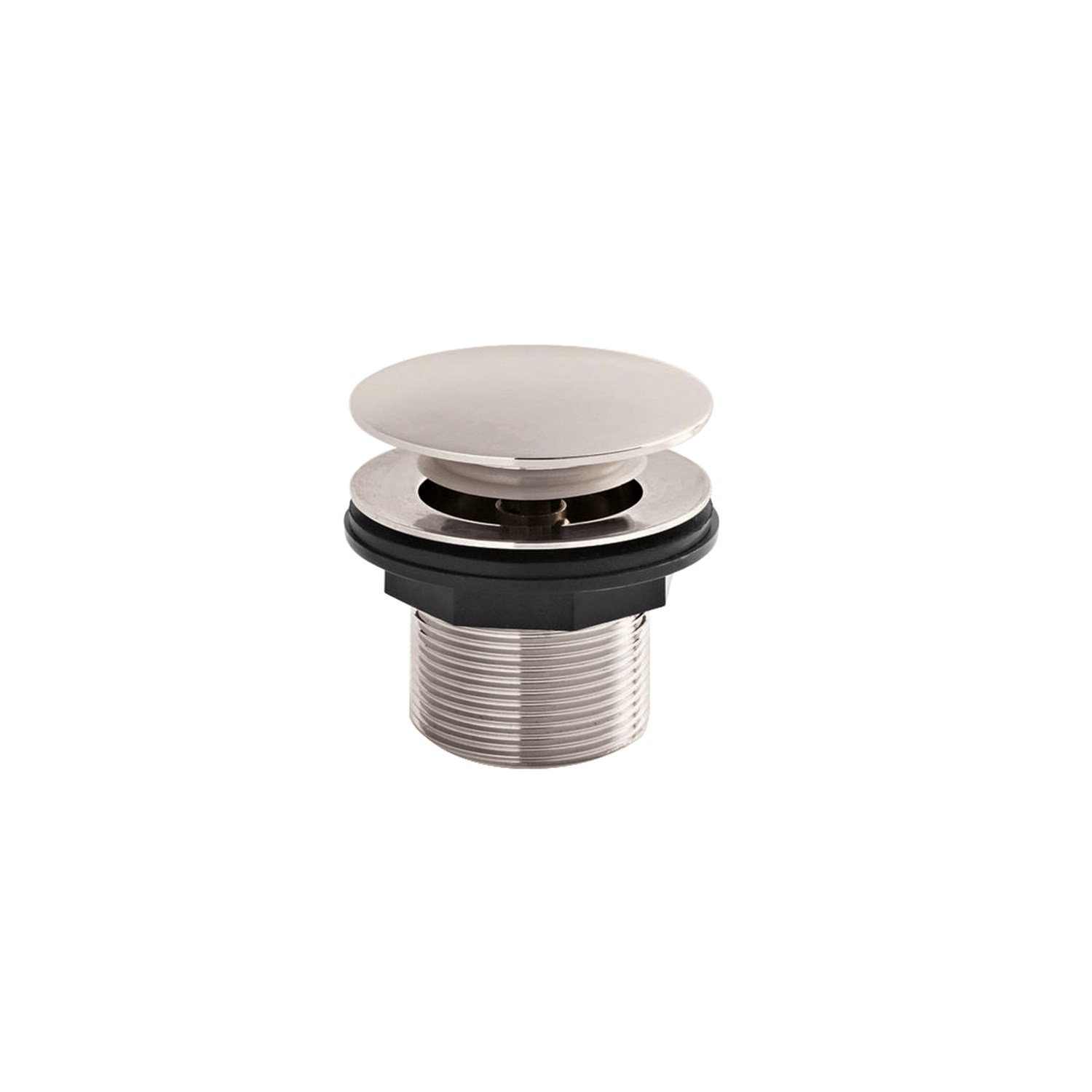 Nickel Push Down Unslotted Bath Waste