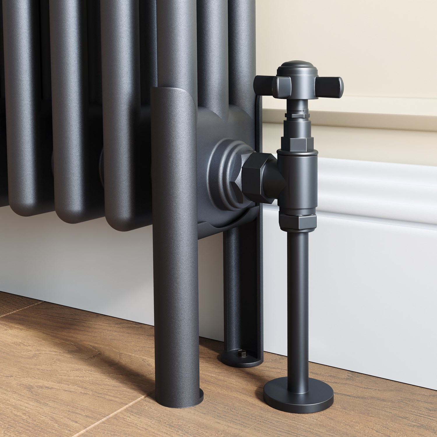 Toasty Ardleigh Anthracite Column Radiator Feet