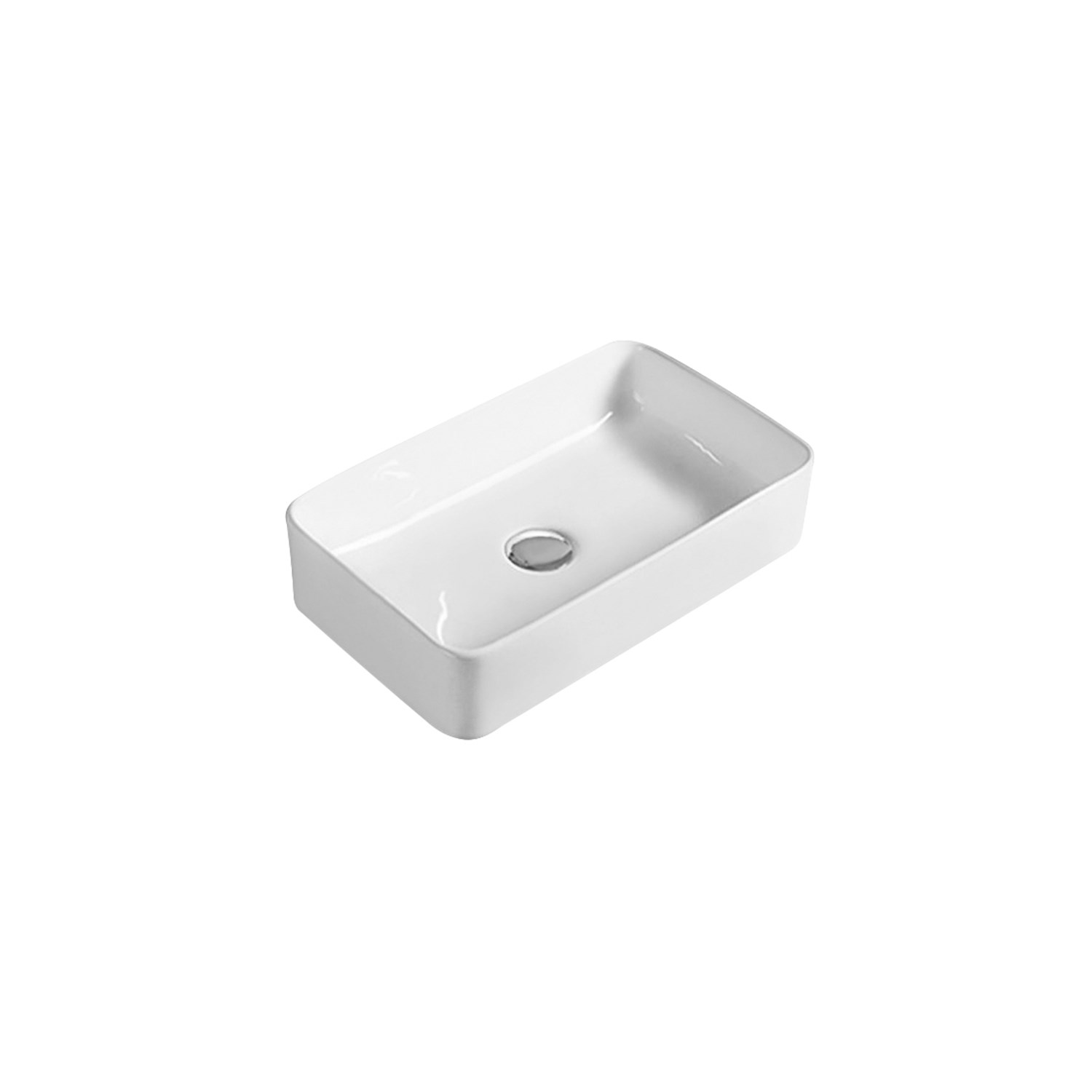 Hudson Reed 465mm Rectangular Countertop Basin