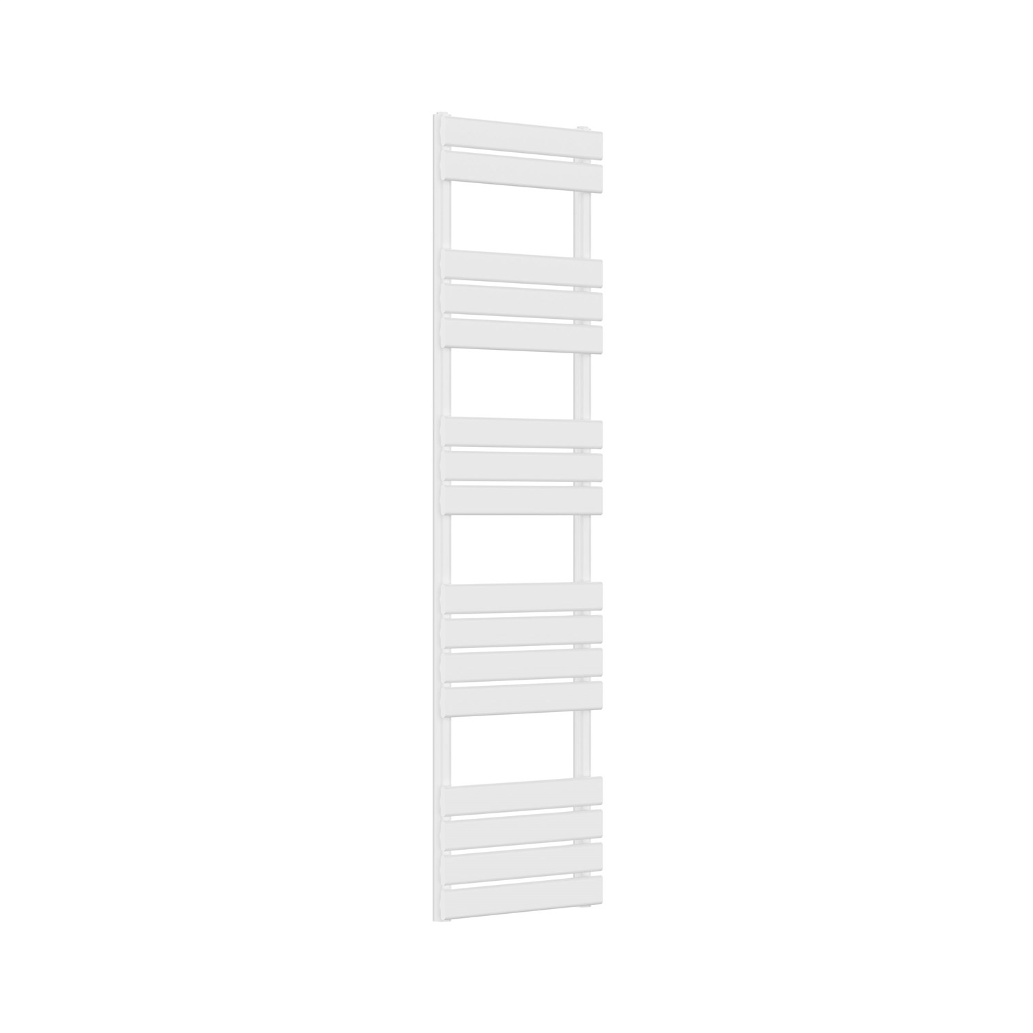 Brenton Avezzano White Flat Panel Heated Towel Rail - 1600 x 450mm