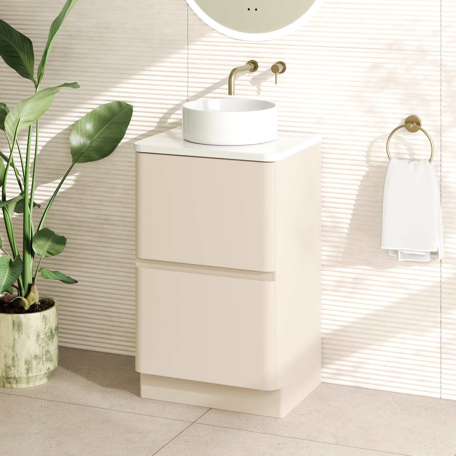 Drench Origin 500mm Floorstanding Vanity Unit & Countertop