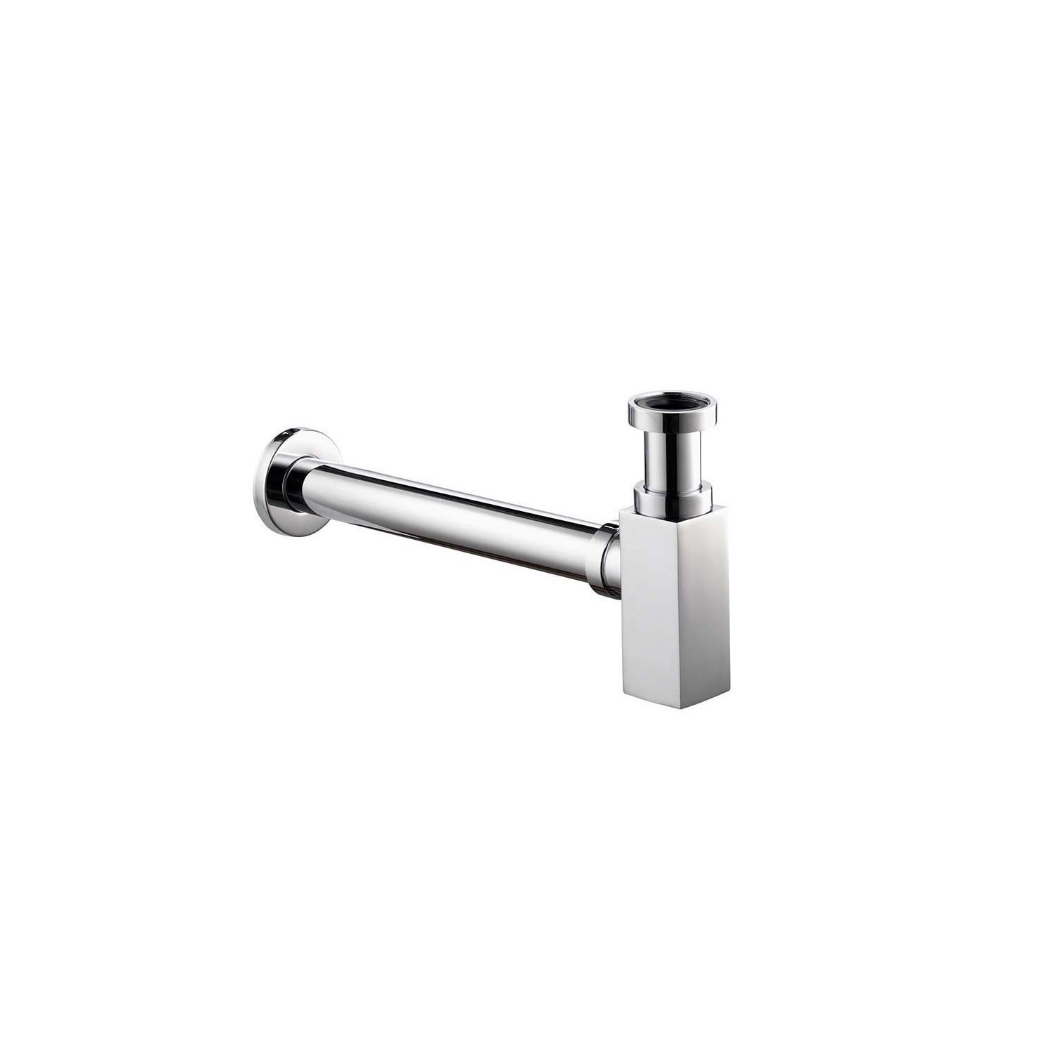 Pura Square Chrome Bottle Trap