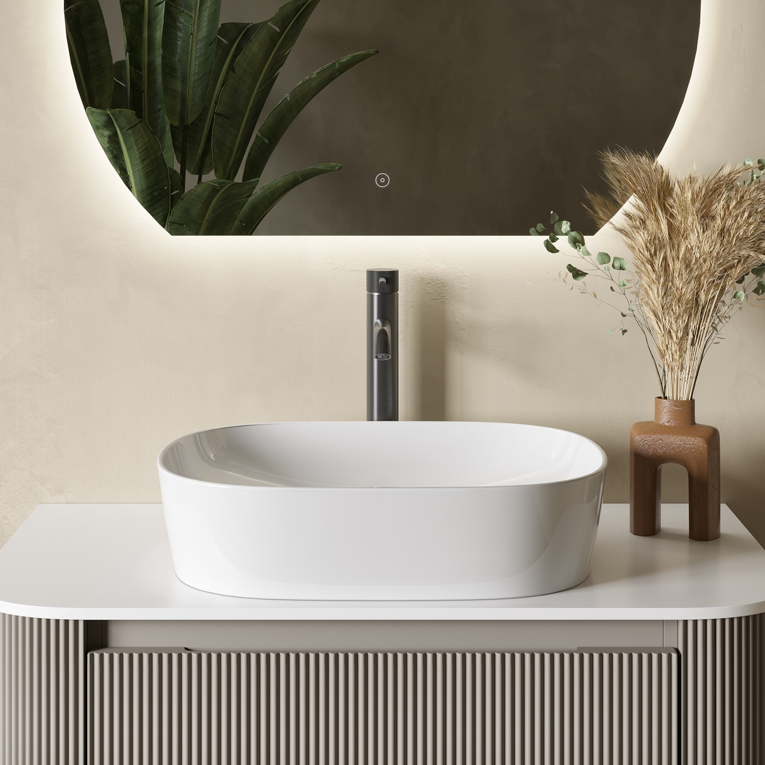 Sophia Oval Countertop Basin 500 x 380mm