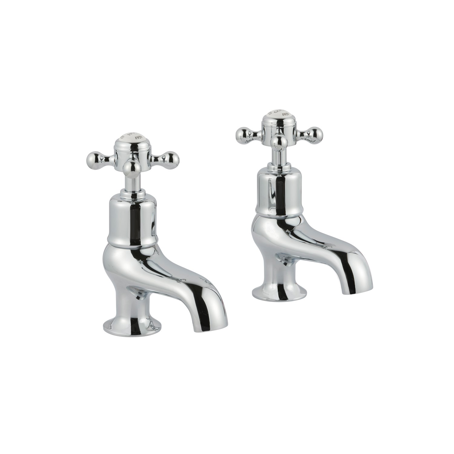 Grosvenor Cross Bath Pillar Taps