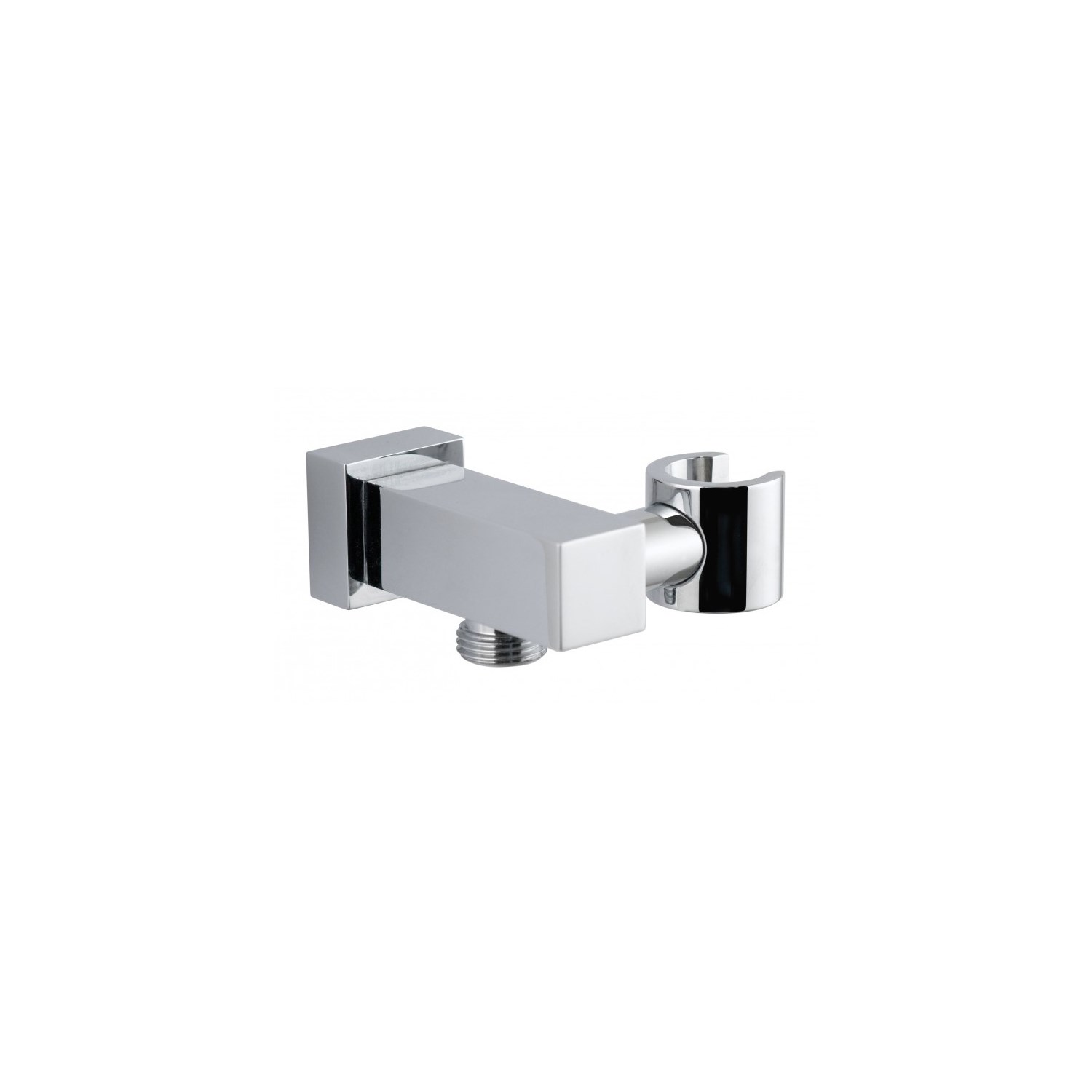 Integrated Outlet Shower Bracket Round Back Plate