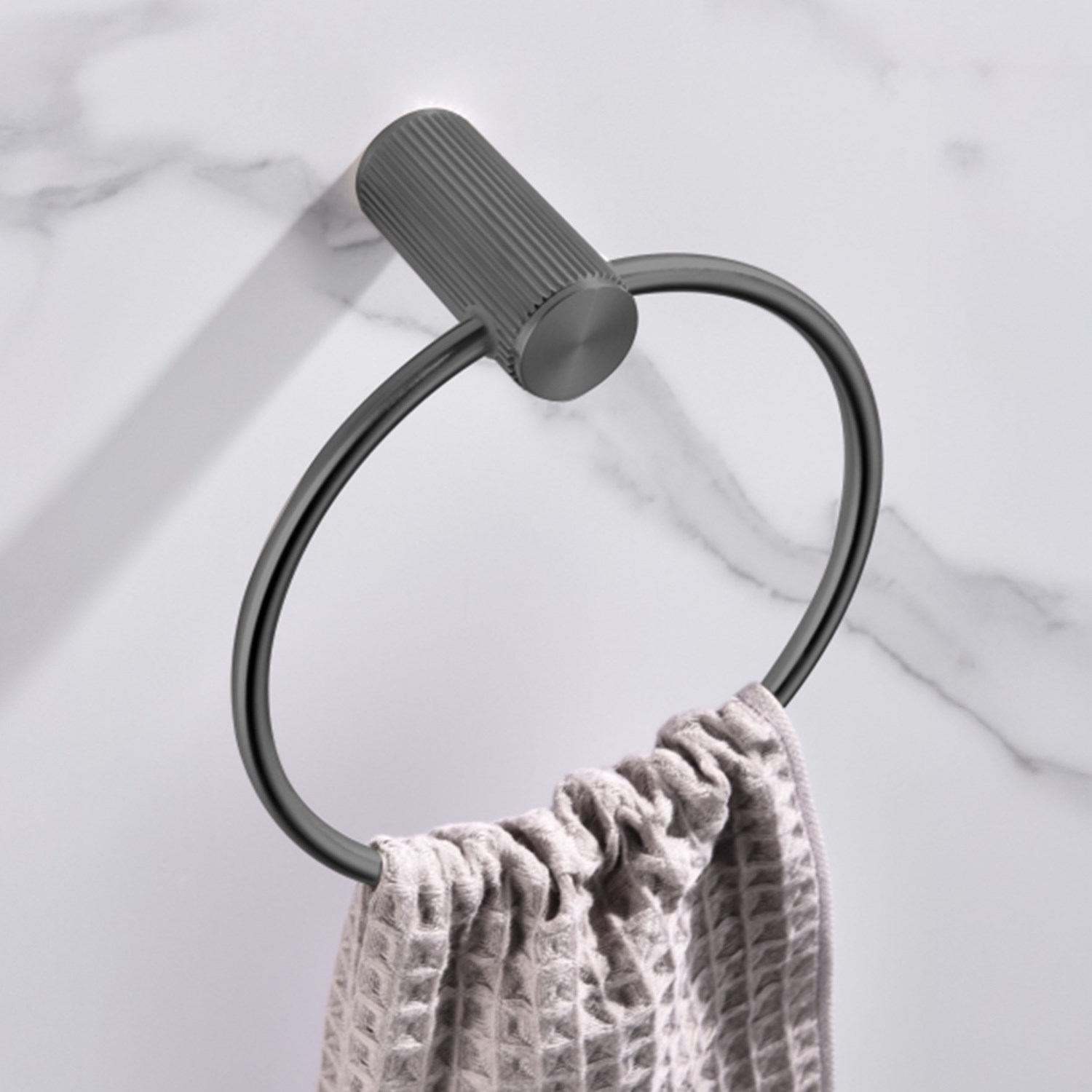 Harbour Fluted Towel Ring