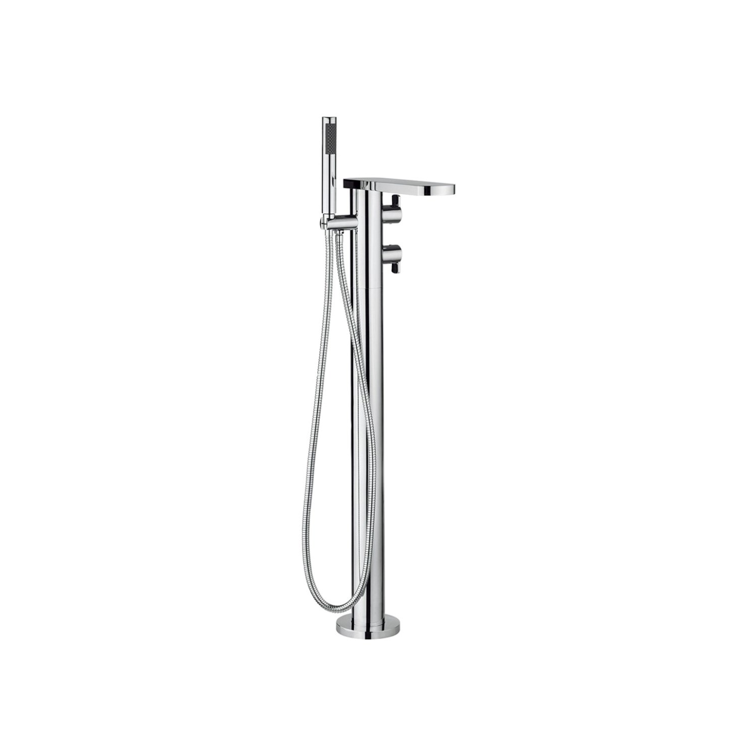 Crosswater Wisp Thermostatic Floorstanding Bath Shower Mixer with Shower Kit