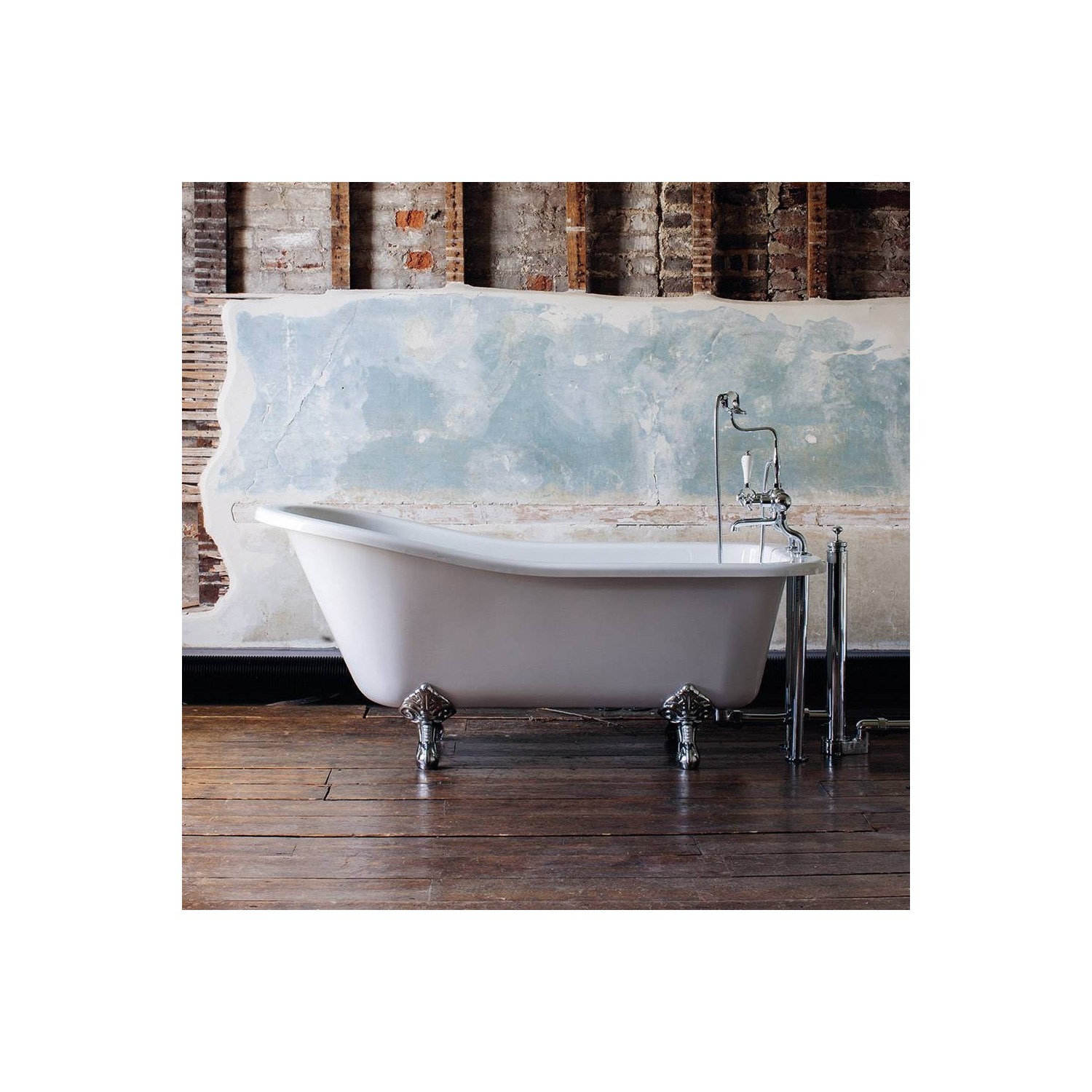 Burlington Harewood Slipper Bath with Luxury Feet - 1690 x 730mm