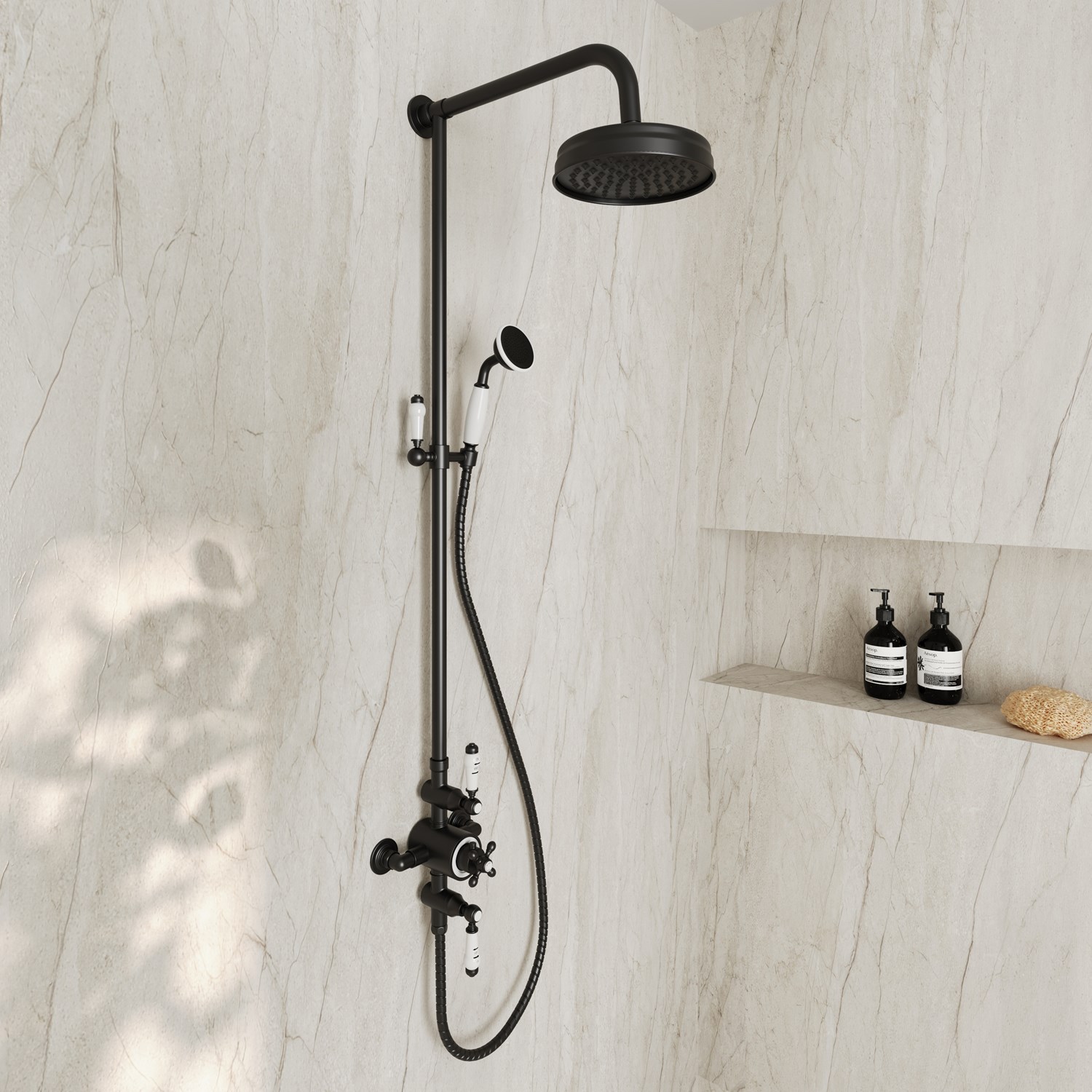 Butler & Rose Eliza Traditional 2 Outlet Exposed Shower Kit