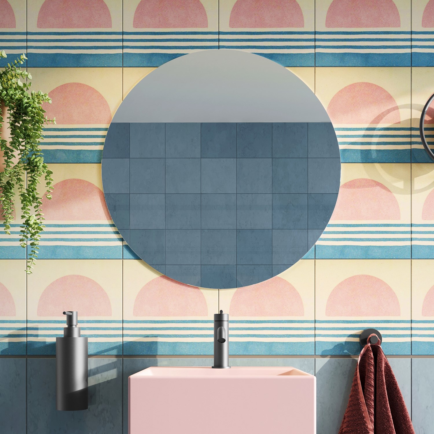 Infinity Round Mirror 500mm