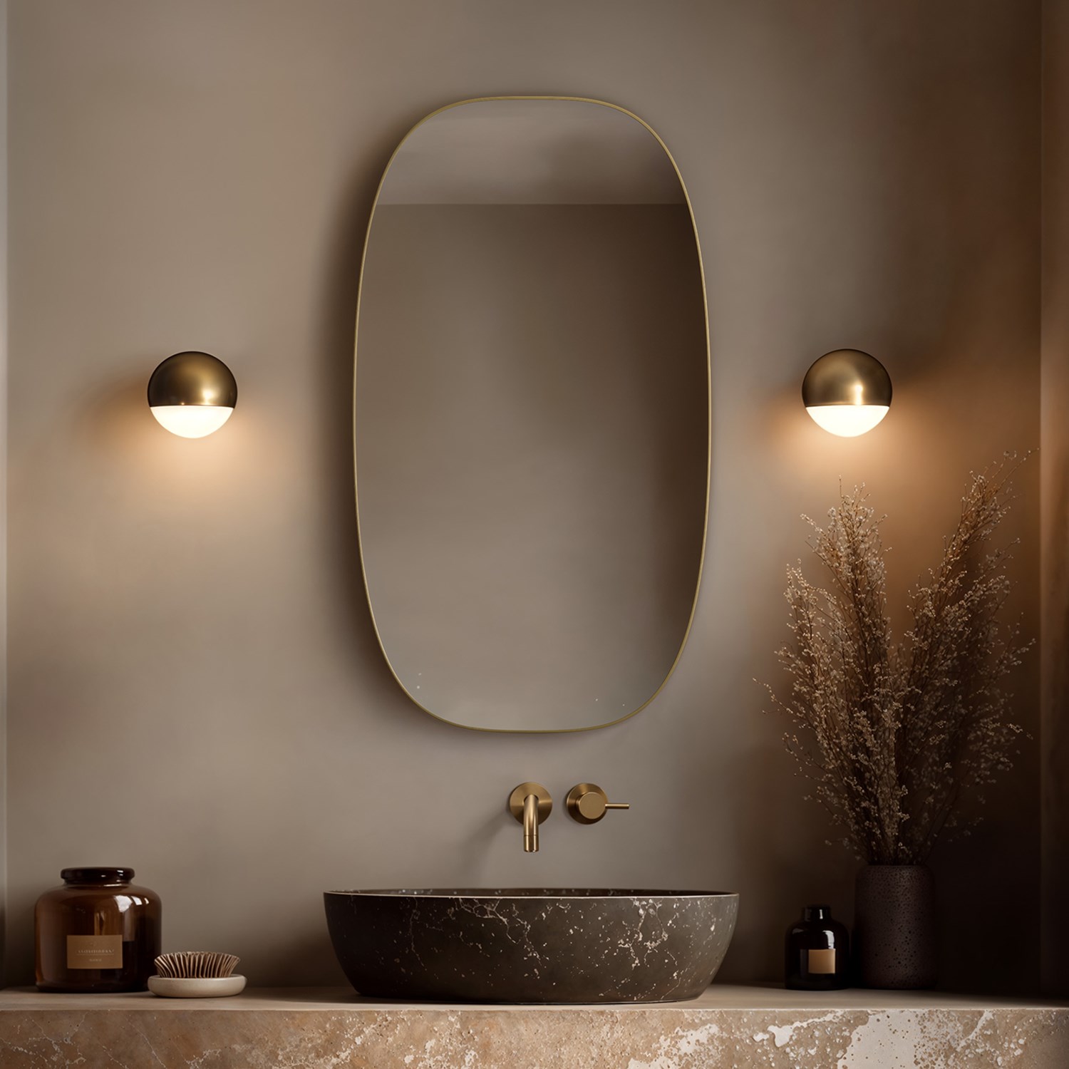 Oslo Barrel Mirror 450 x 800mm