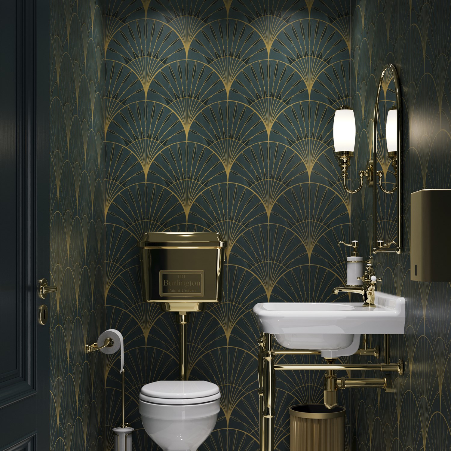 Showerwall Deco Emerald Acrylic Pack Bathroom Wall Panel