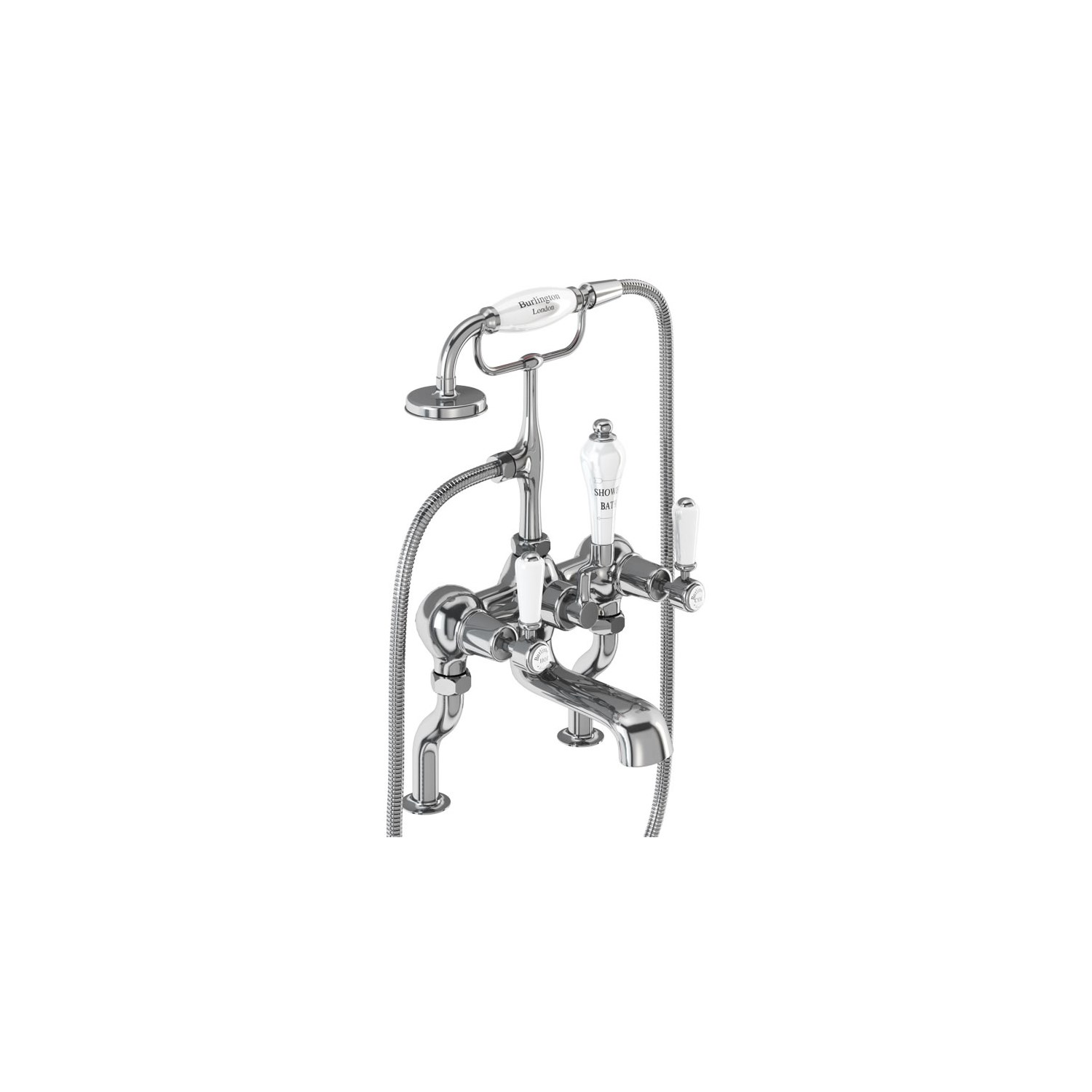 Burlington Kensington Bath Shower Mixer with S Adjuster
