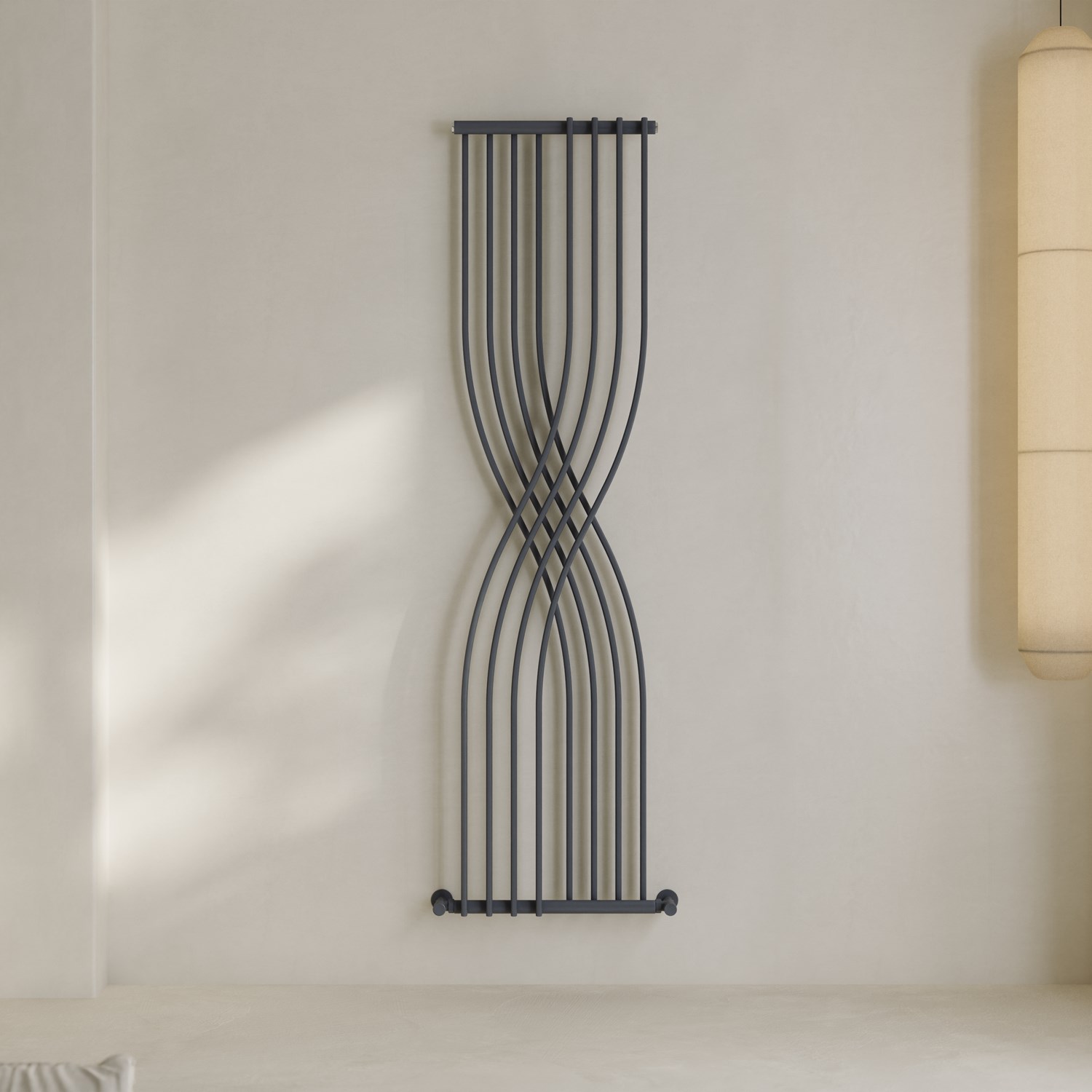 Embrace Anthracite Vertical Radiator 1775 x 450mm