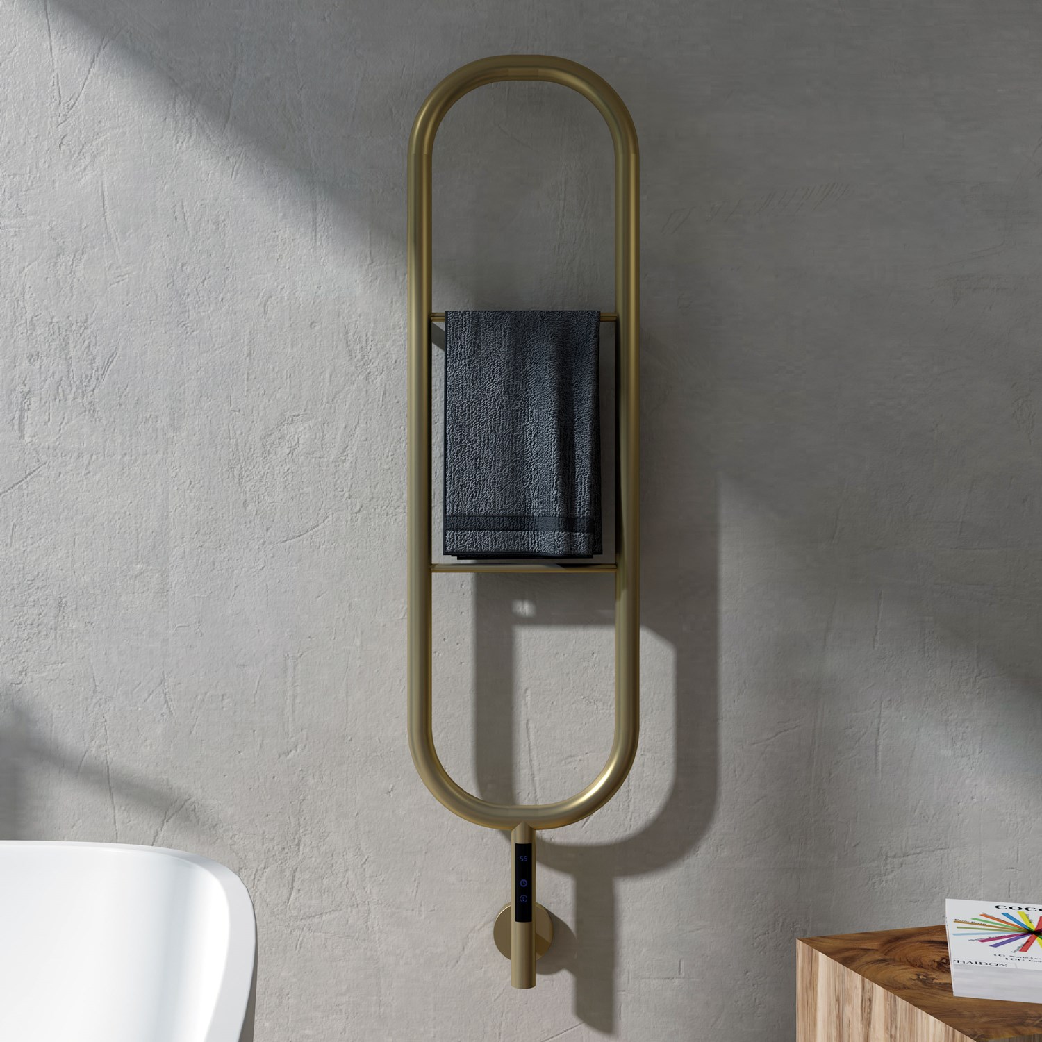 Felix Electric Stainless Steel Designer Heated Towel Rail
