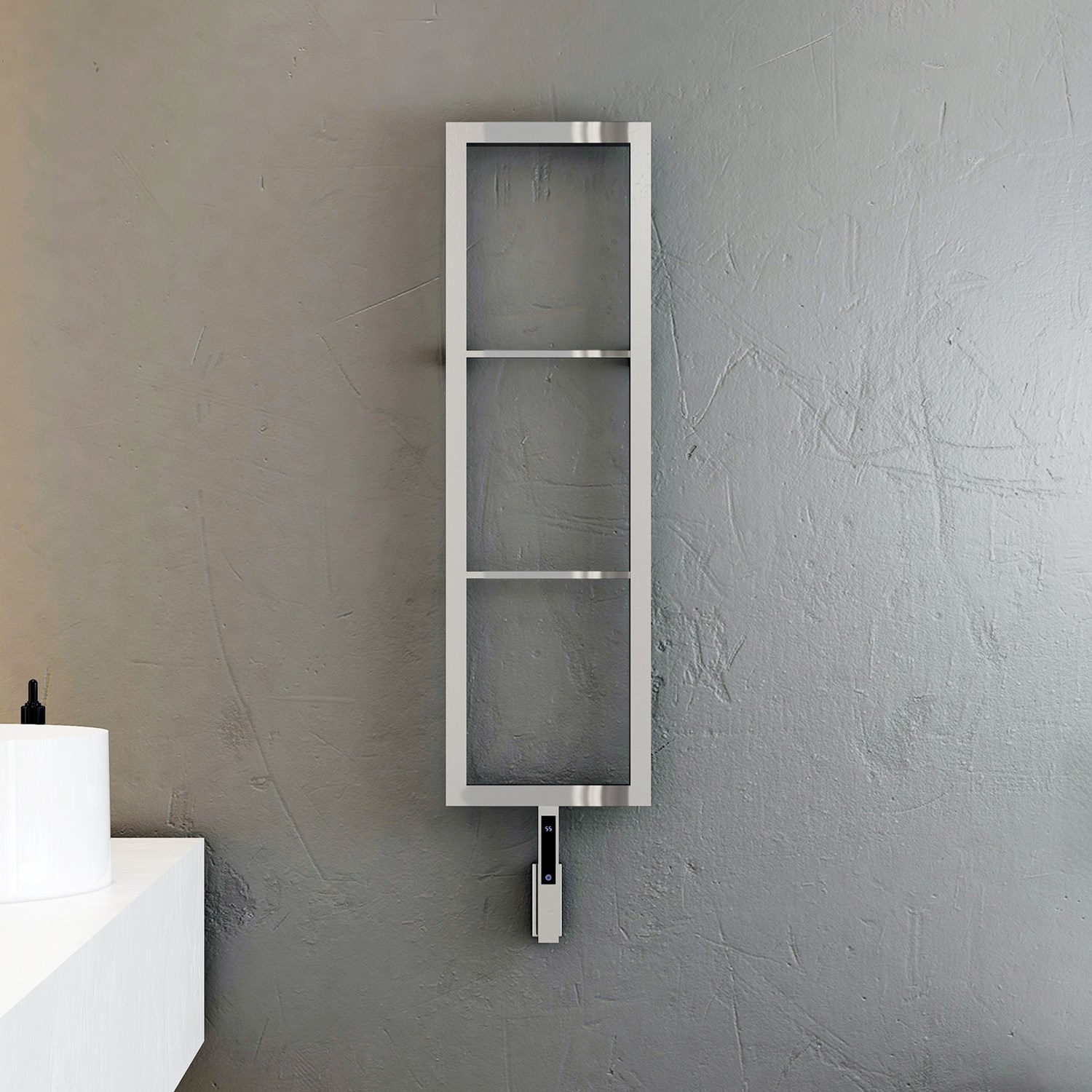 Vero Stainless Steel Designer Electric Heated Towel Rail