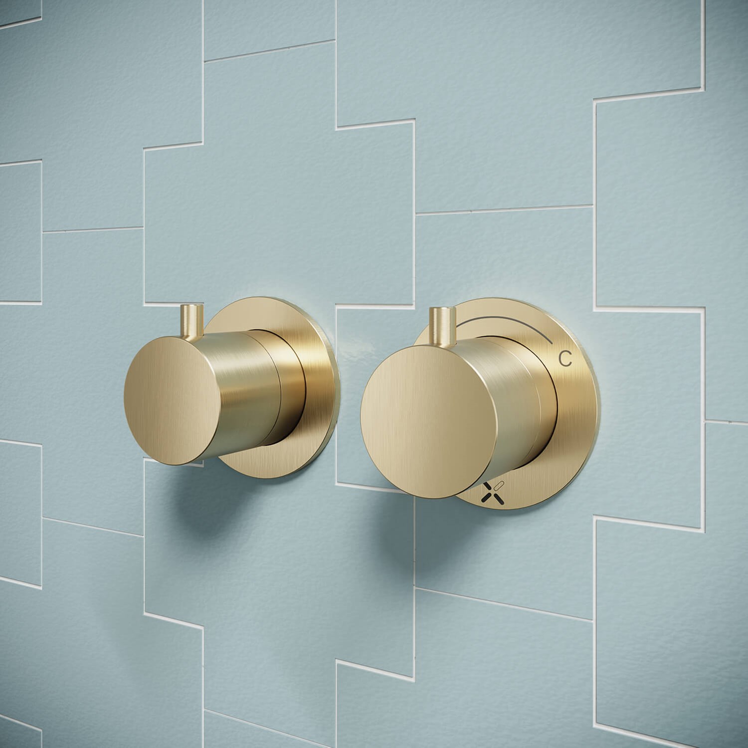 Crosswater Module 2 Outlet Concealed Thermostatic Shower Valve