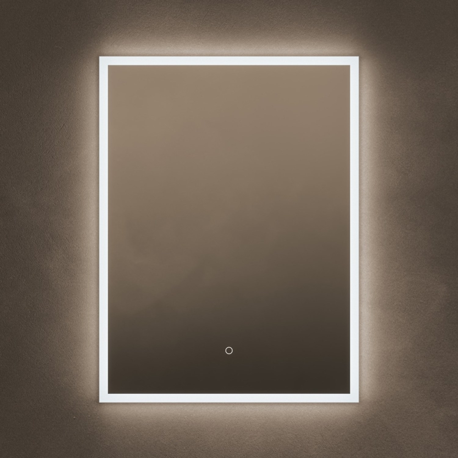 Cleo Rectangular LED Illuminated Mirror Demister Pad 600 x 800mm