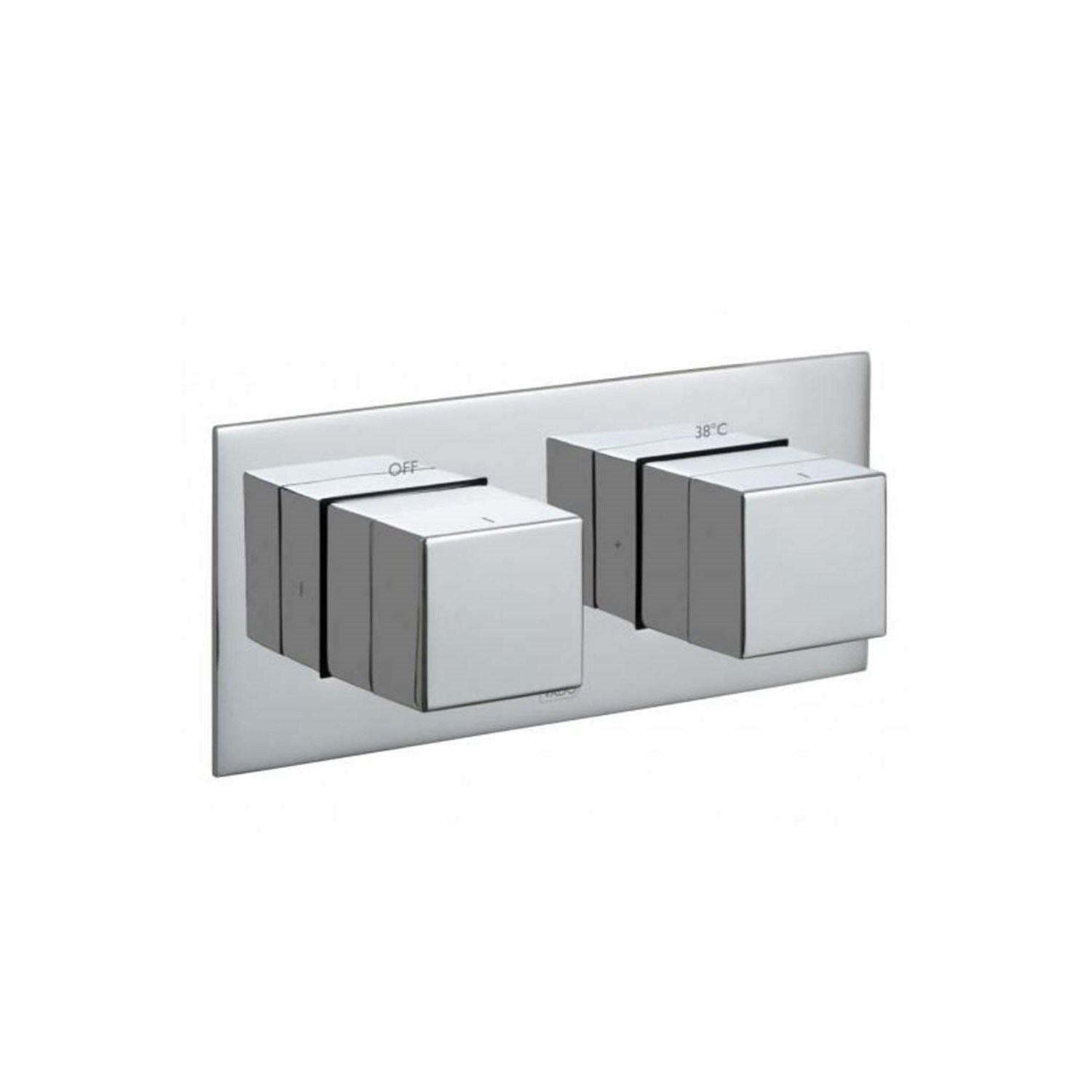 Vado Tablet Notion Concealed Thermostatic Shower Valve - 2 Outlets