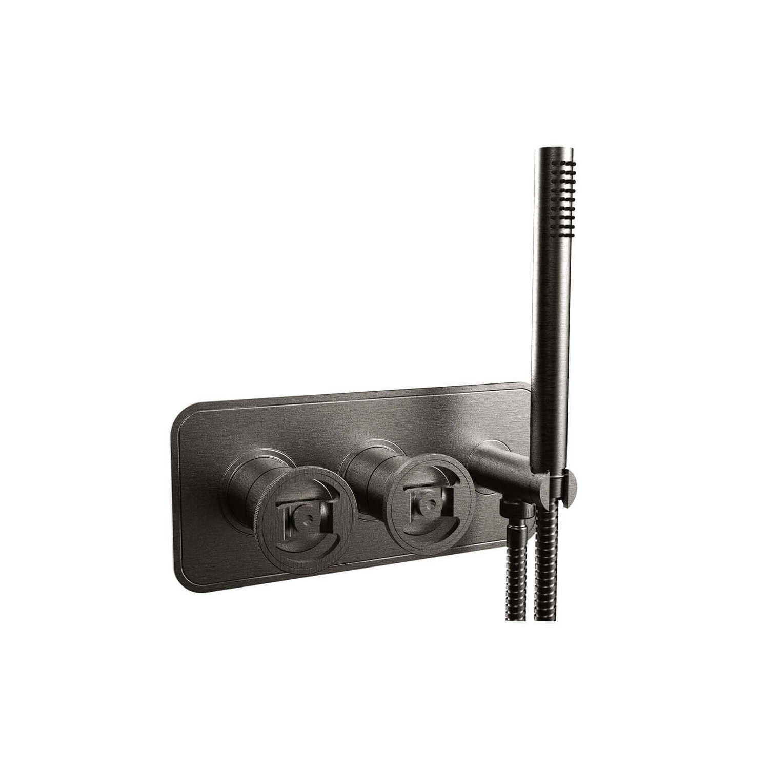 Crosswater Union 2 Outlet Concealed Thermostatic Bath Shower Valve with Wheels & Shower