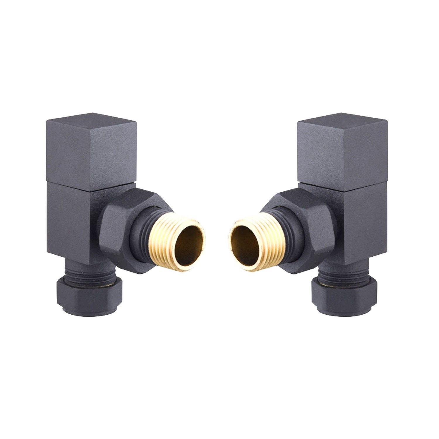 Toasty Anthracite Square Manual Valve