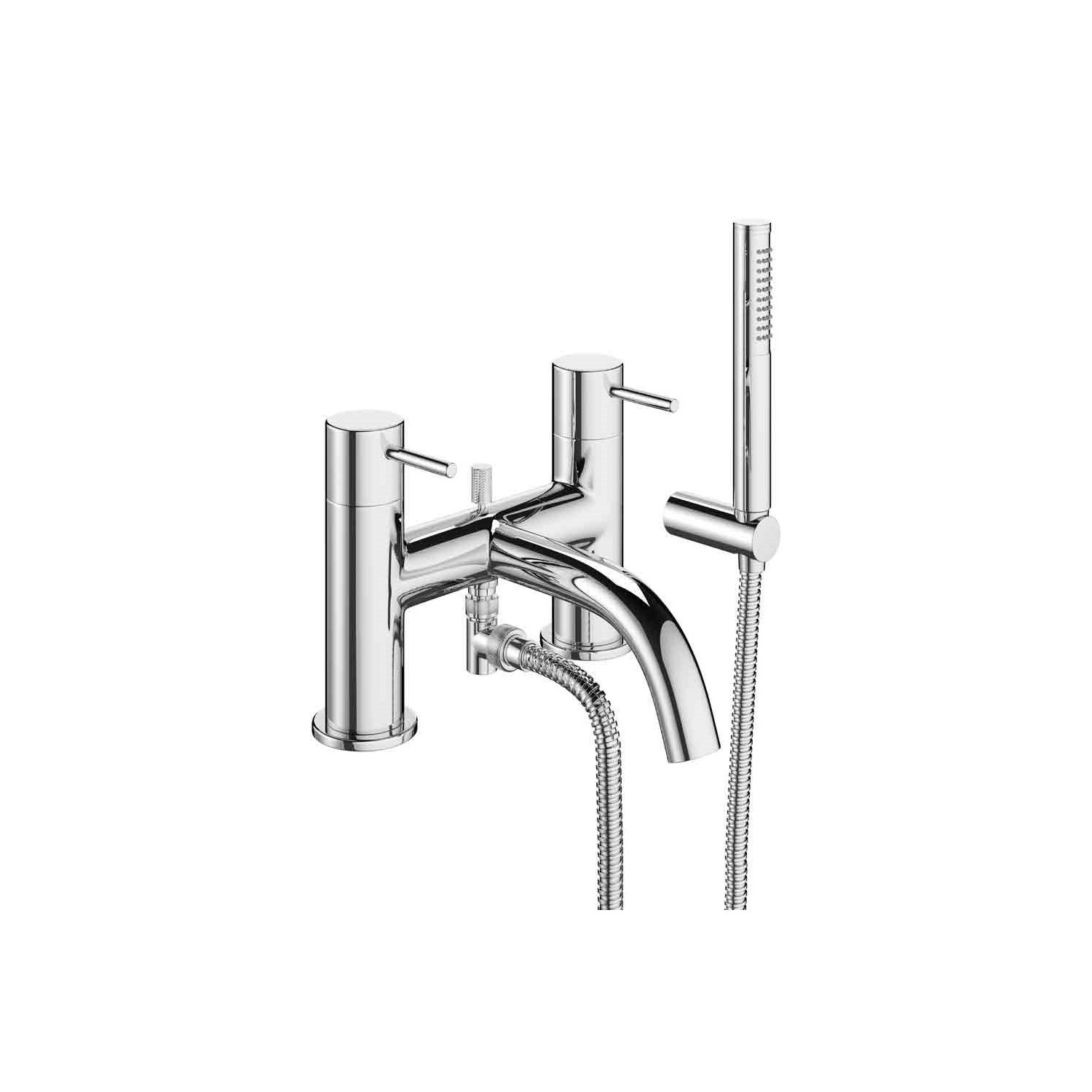 Crosswater MPRO Bath and Shower Mixer Tap with Shower Kit - Chrome
