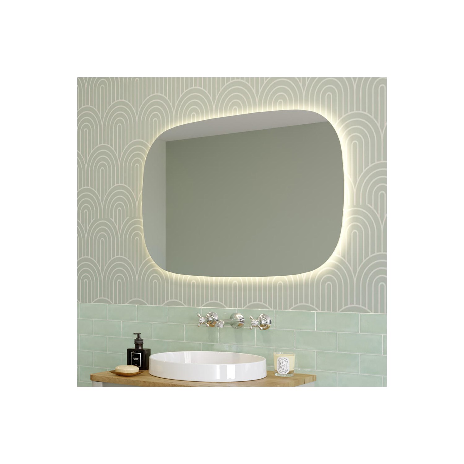 Crosswater Artist Back Lit Mirror