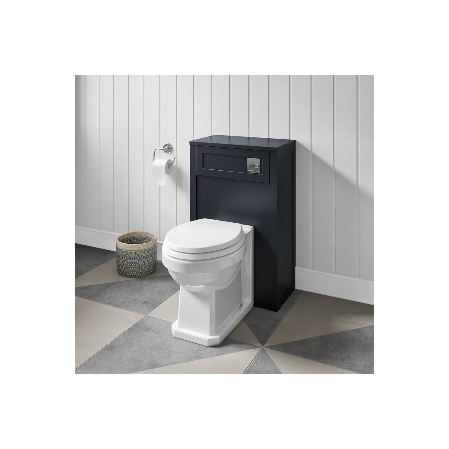 & Catherine 500mm Back to Wall Toilet Unit Shadow
