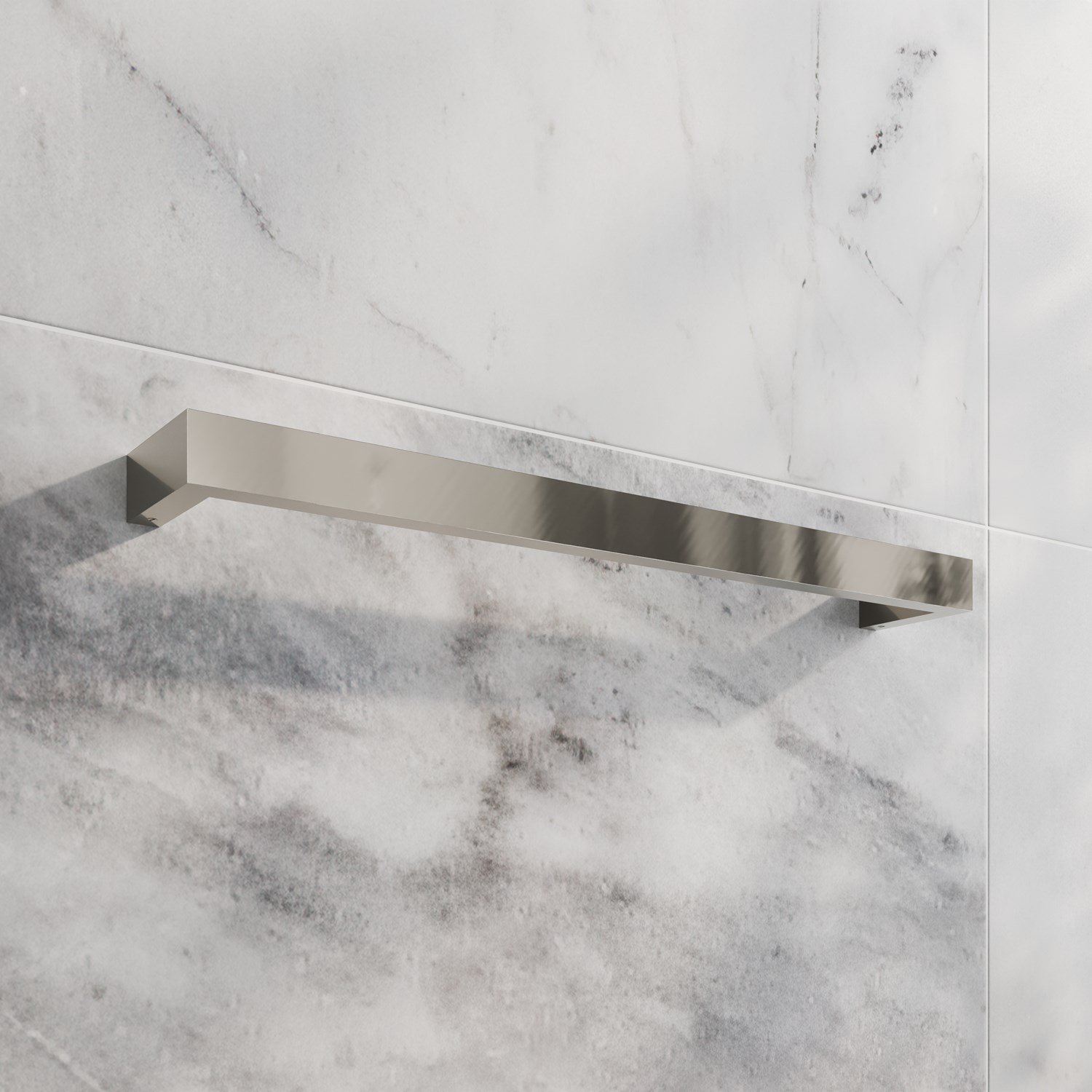 Flare Polished Stainless Steel Electric Heated Towel Rail