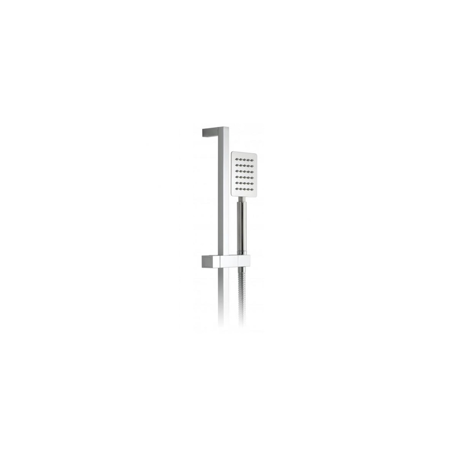 Vado Aquablade Square Slide Rail Shower Kit with Shower Handset and Hose