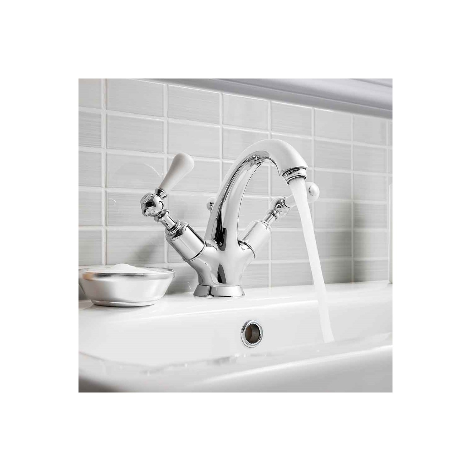 Crosswater Belgravia Lever Highneck Basin Mixer Tap