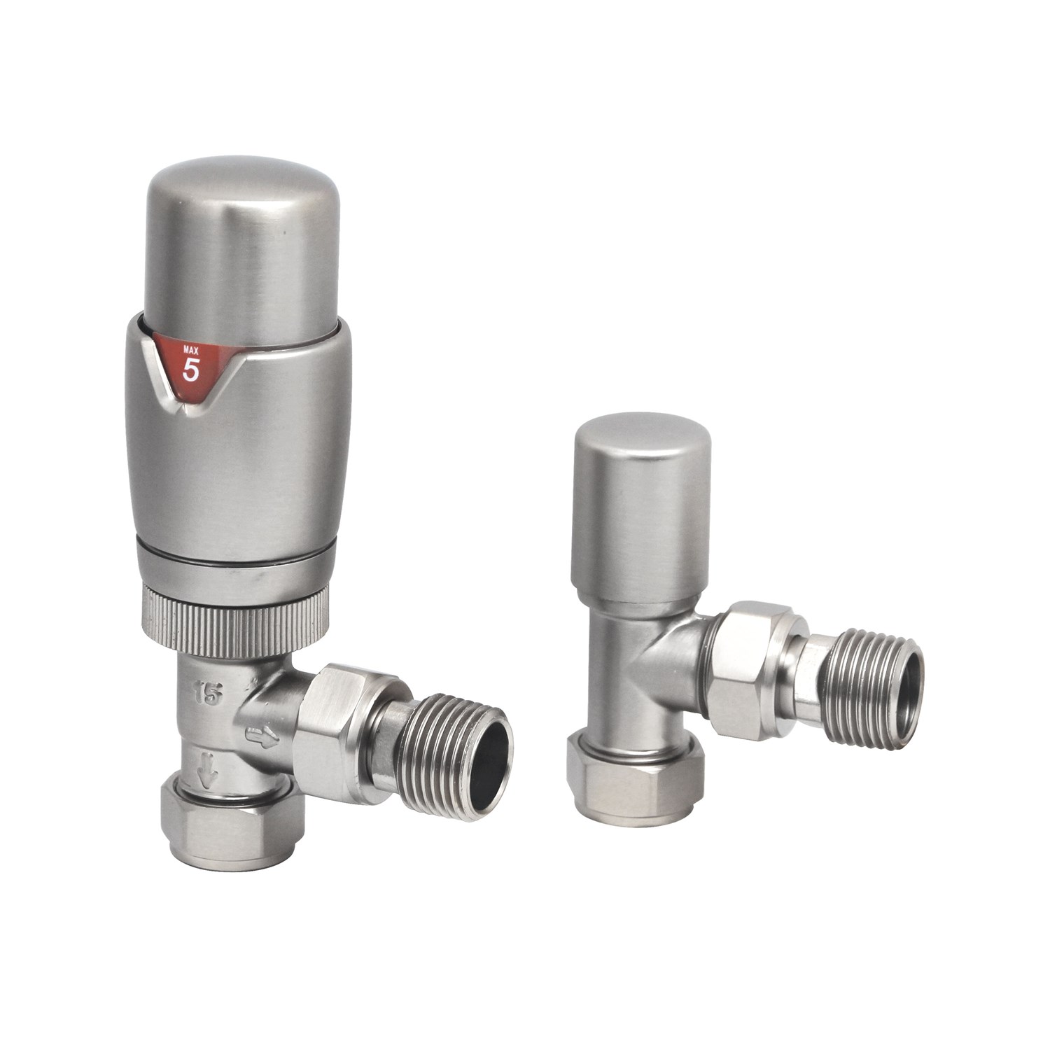 Toasty Brushed Nickel Thermostatic Radiator Valve