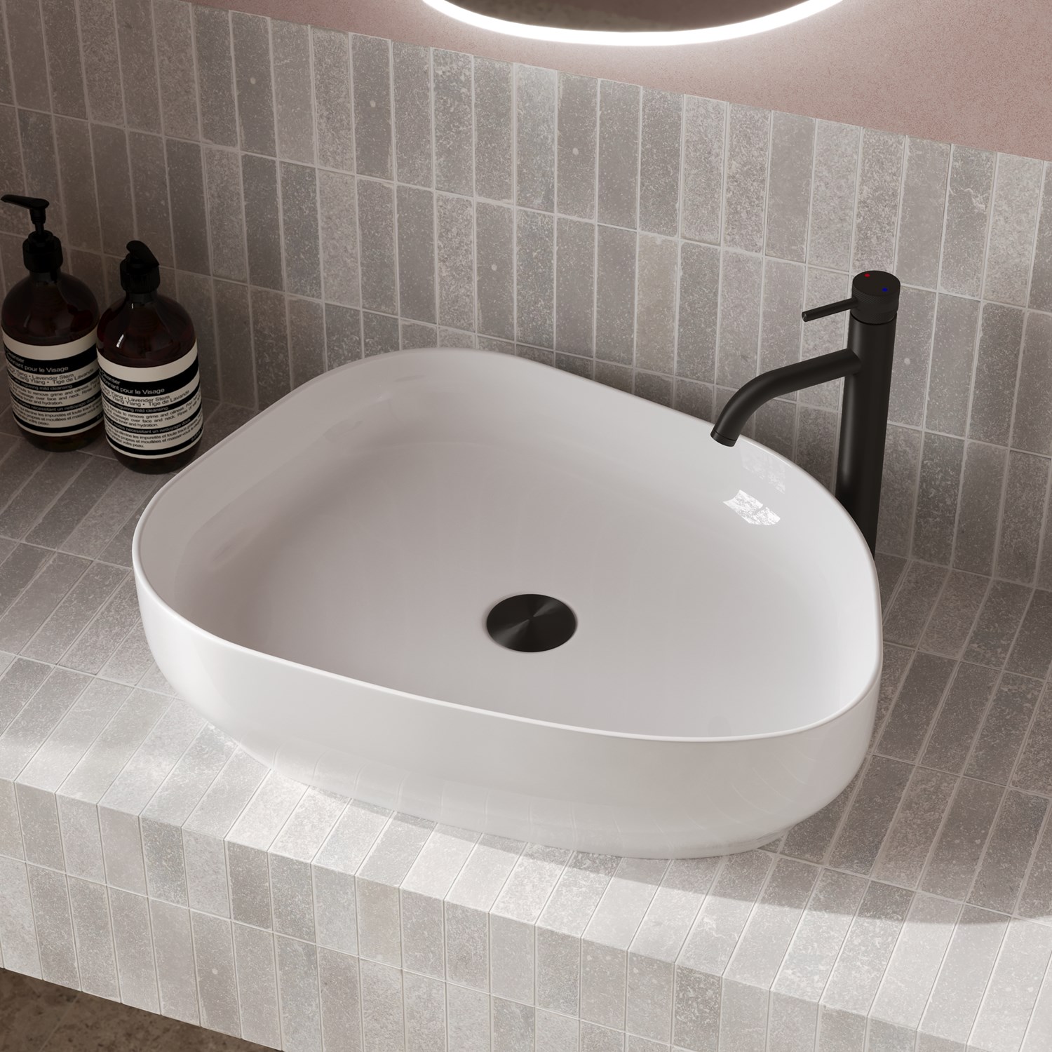 Organics Countertop Basin - 475 x 365mm | Drench