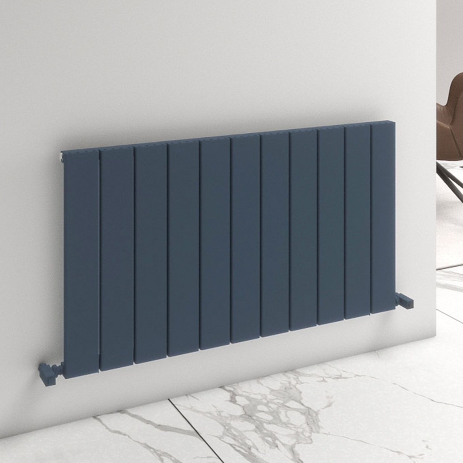 Angers Single Panel Horizontal Aluminium Radiator
