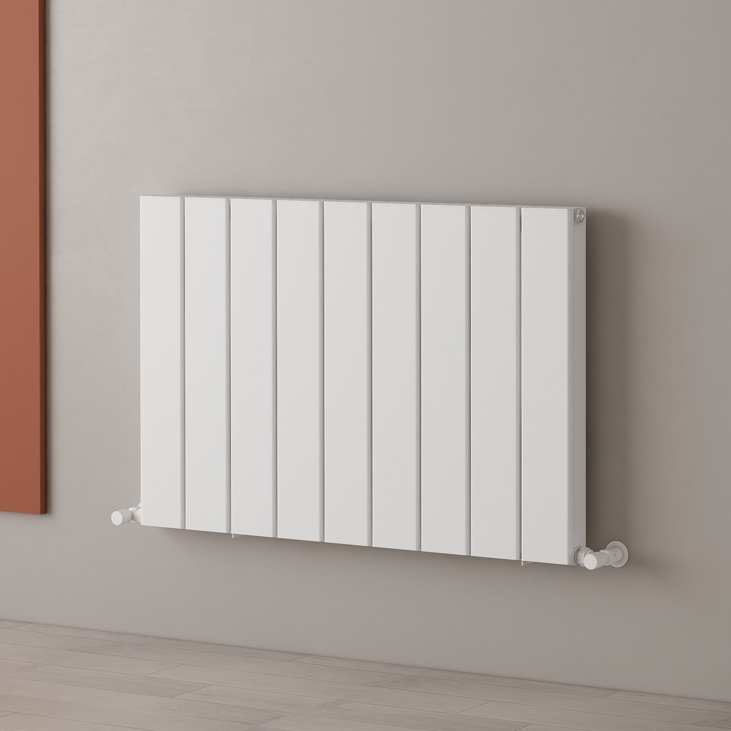 Angers Double Panel Horizontal Aluminium Radiator