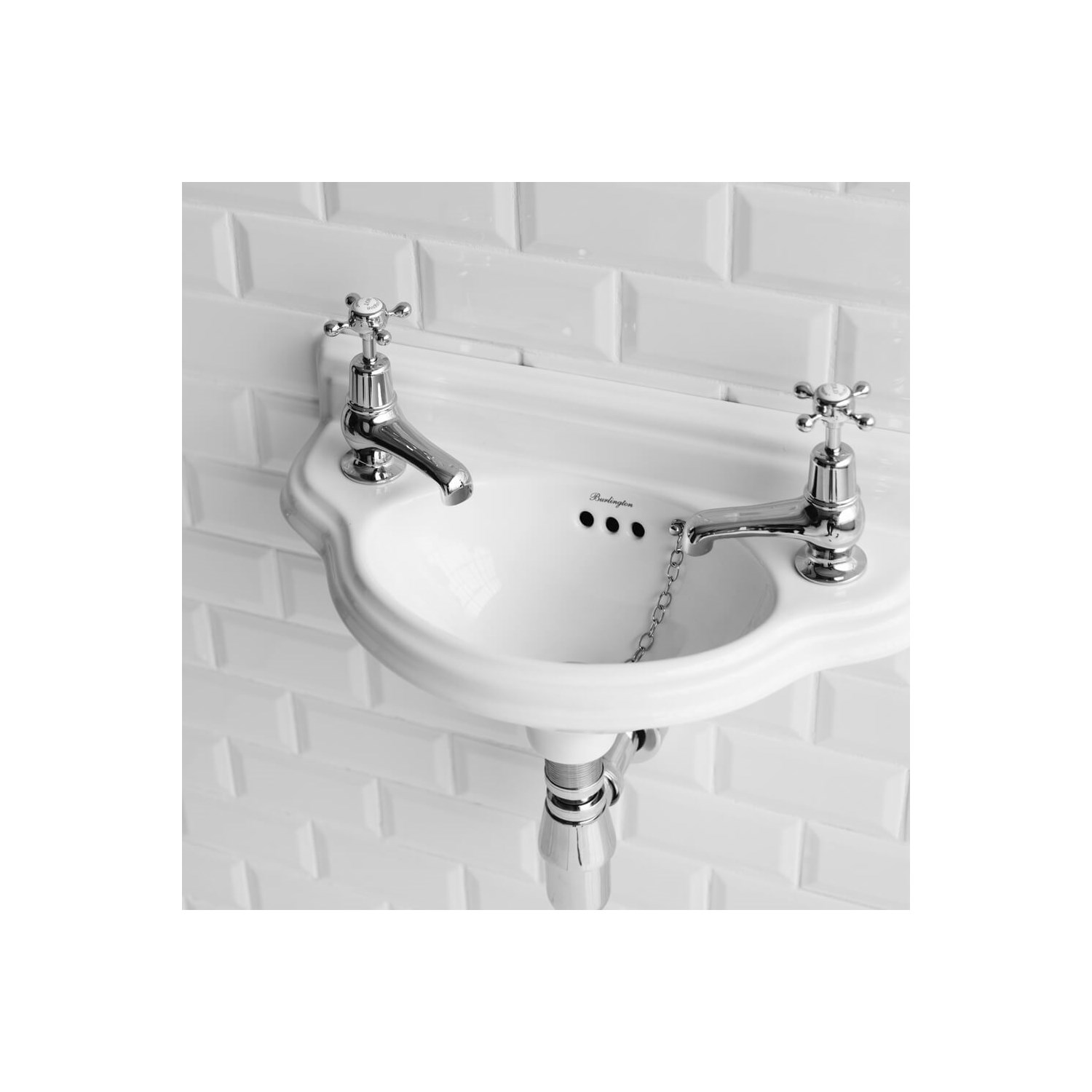 Burlington Curved Cloakroom Basin