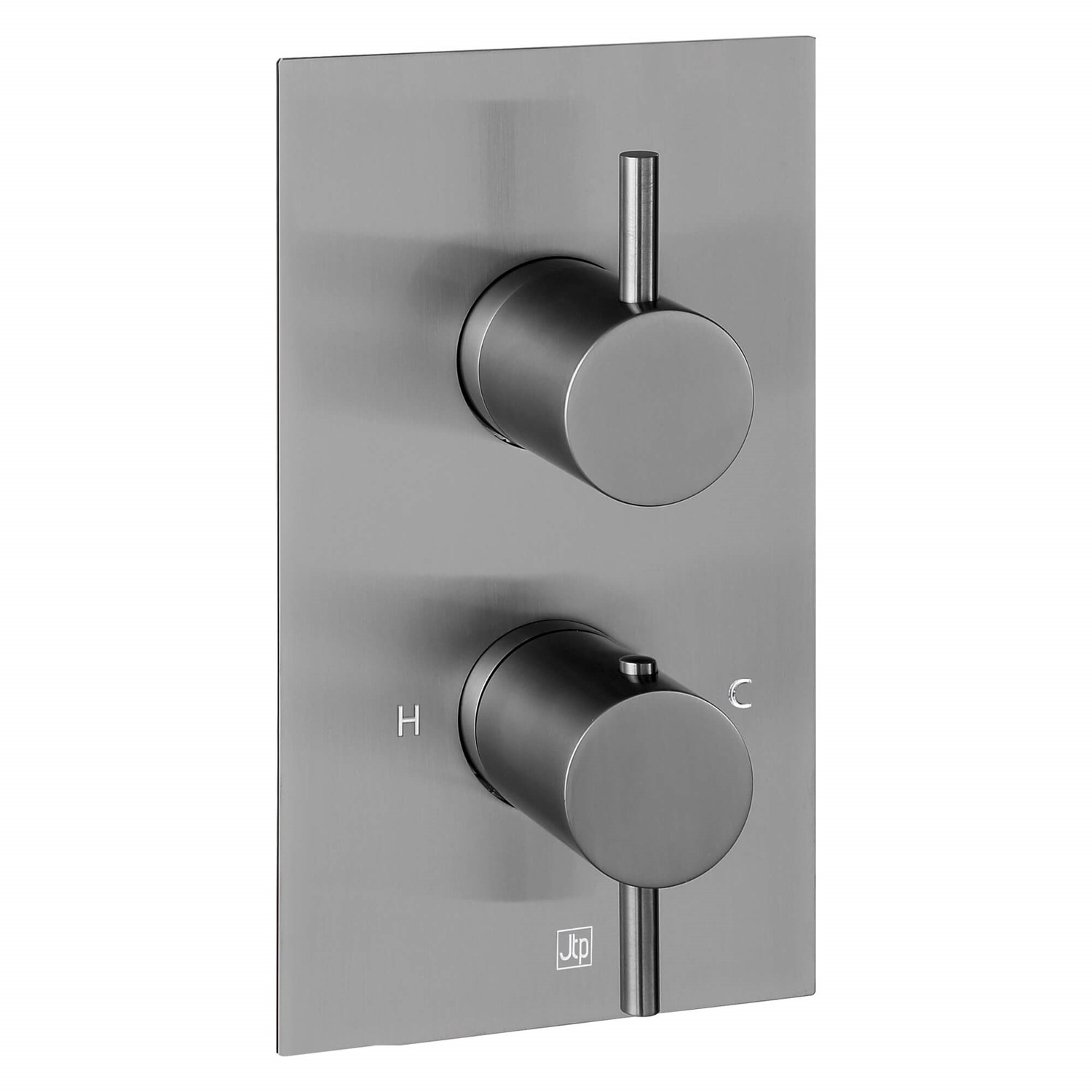 VOS 1 Outlet Concealed Thermostatic Shower Valve - Brushed Black | Drench