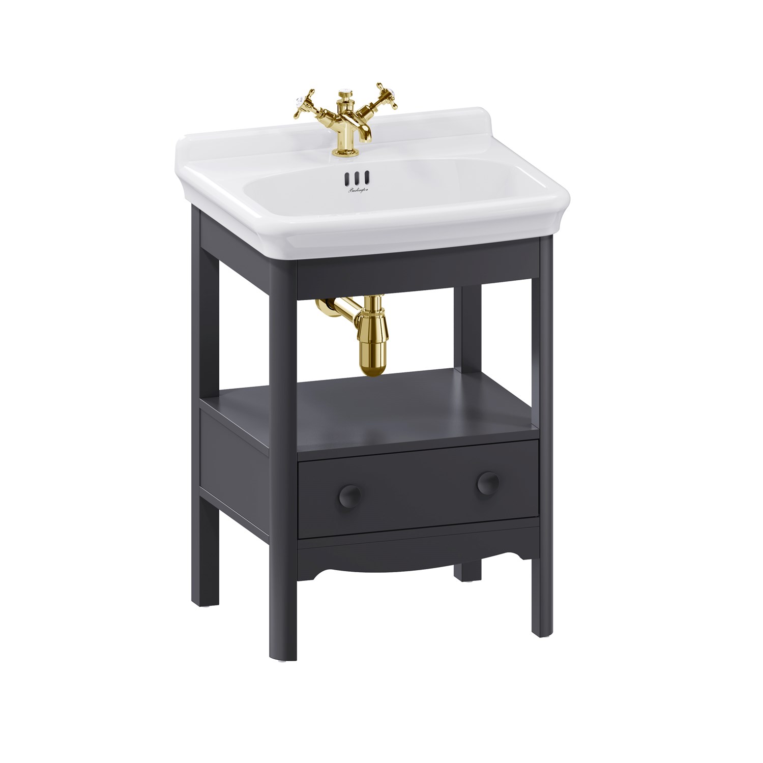 Burlington Guild 620mm Floorstanding Vanity Unit & Basin