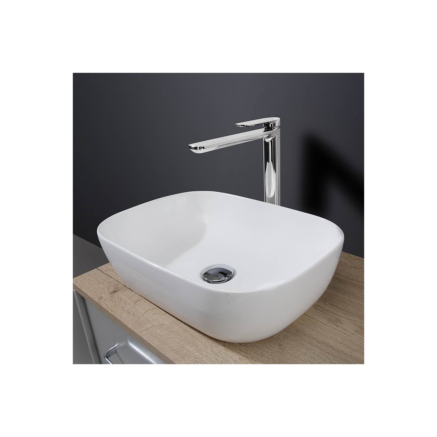 Crosswater Real Countertop Basin - 490mm