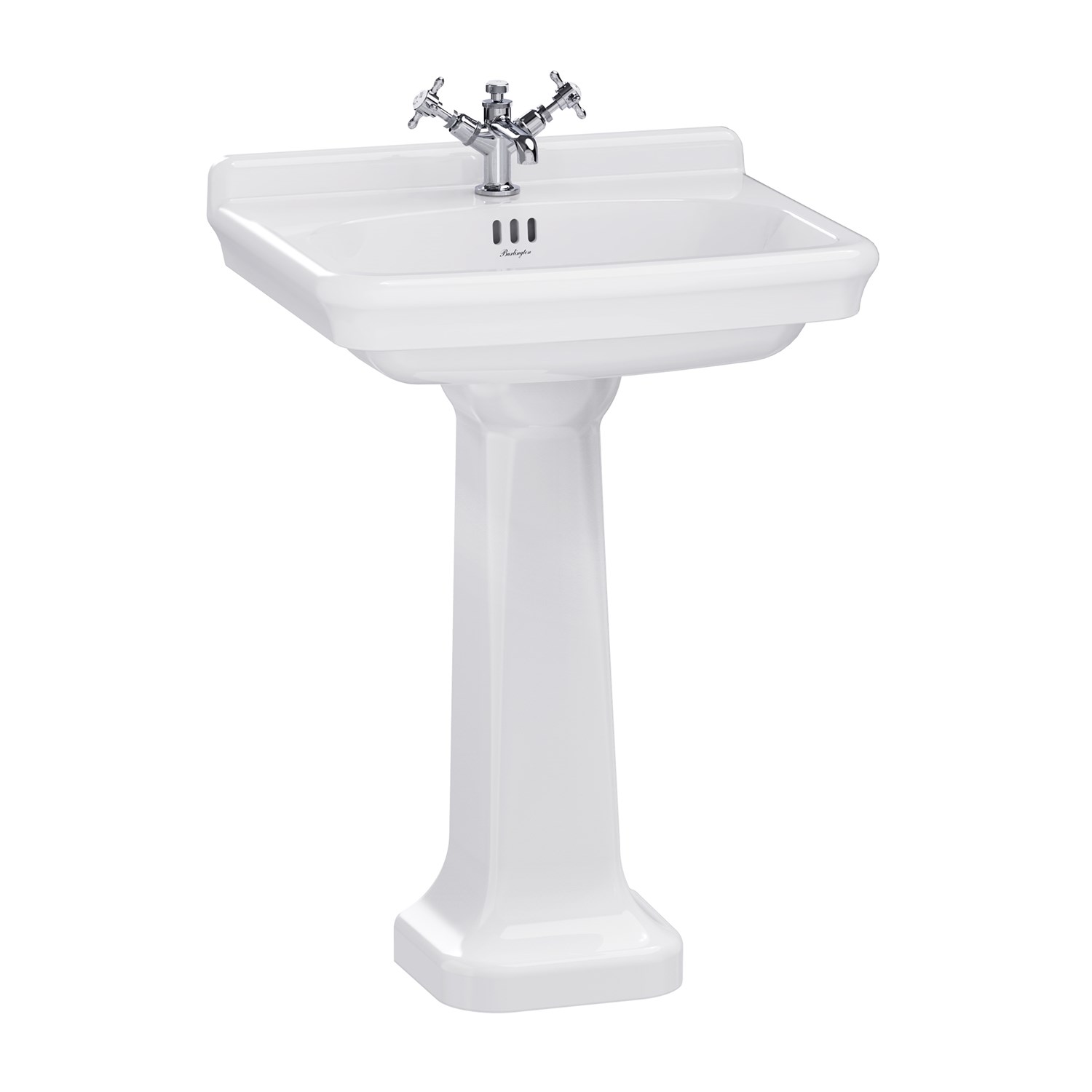 Burlington Guild 620mm Basin & Full Pedestal