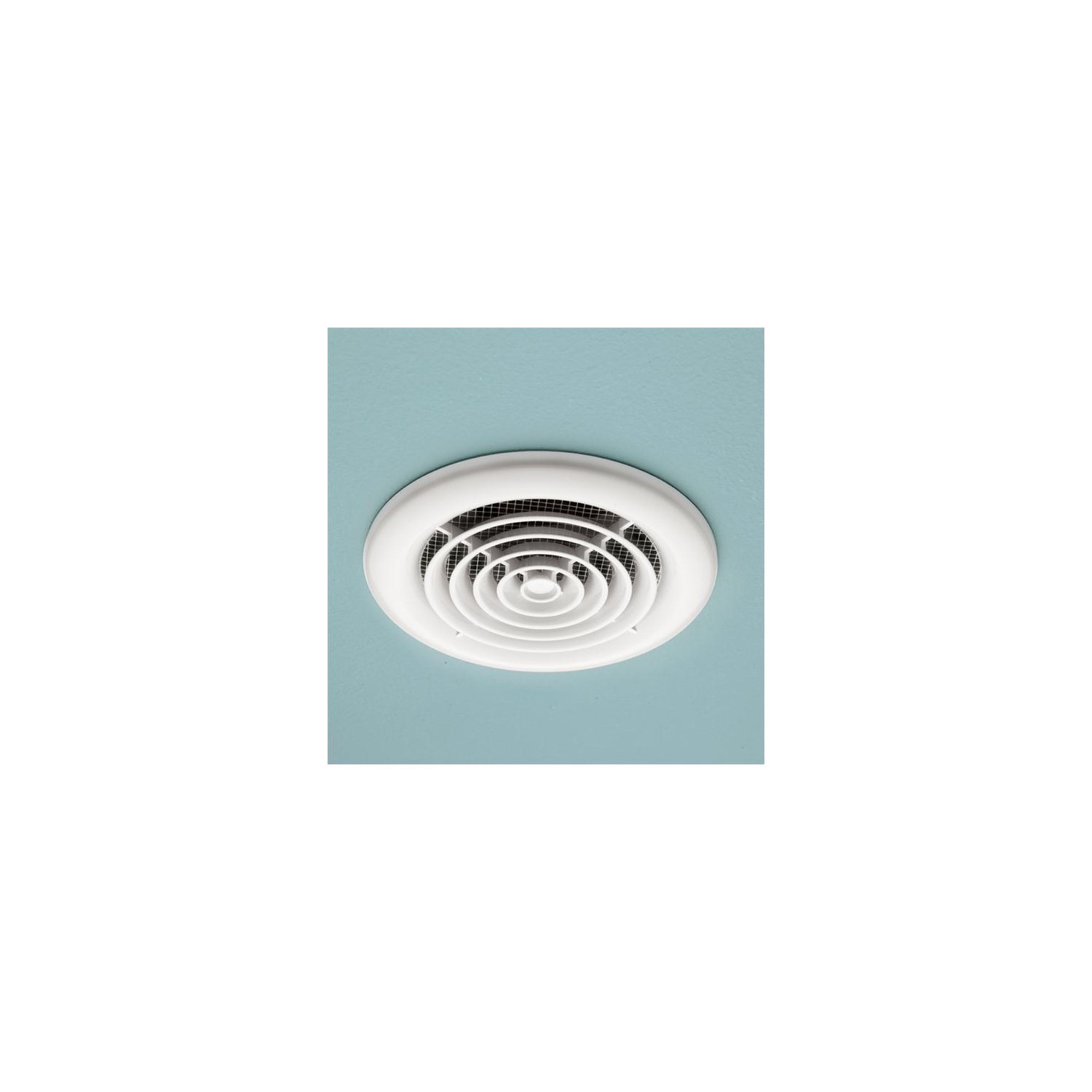 hib. Turbo Non-Illuminated Inline Bathroom Ventilation System - White