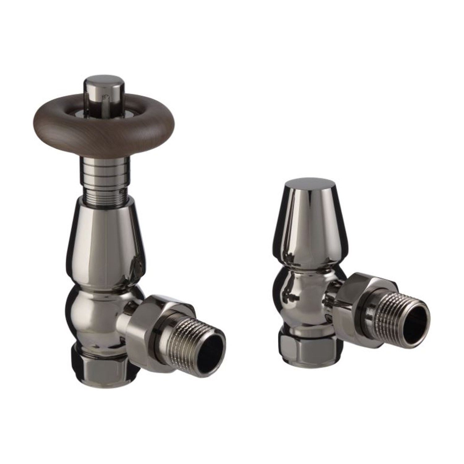 Toasty Loxley Black Nickel Thermostatic Radiator Valves