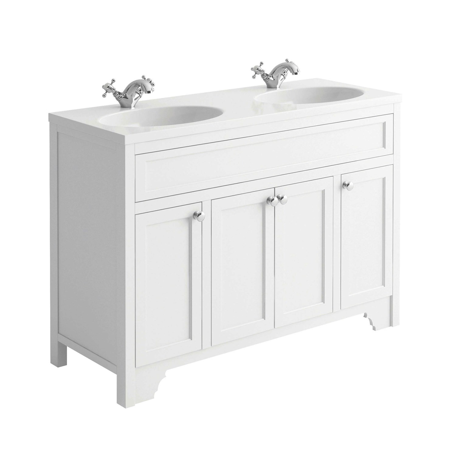 Butler & Rose Beatrice 1200mm Floorstanding Double Basin Vanity Unit