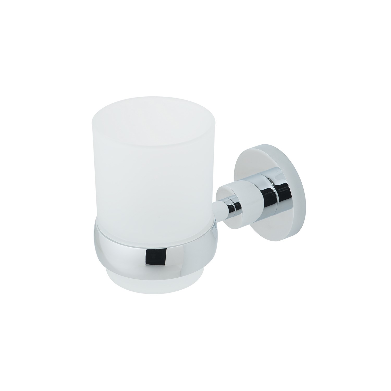 Vado Elements Frosted Glass Tumbler and Holder